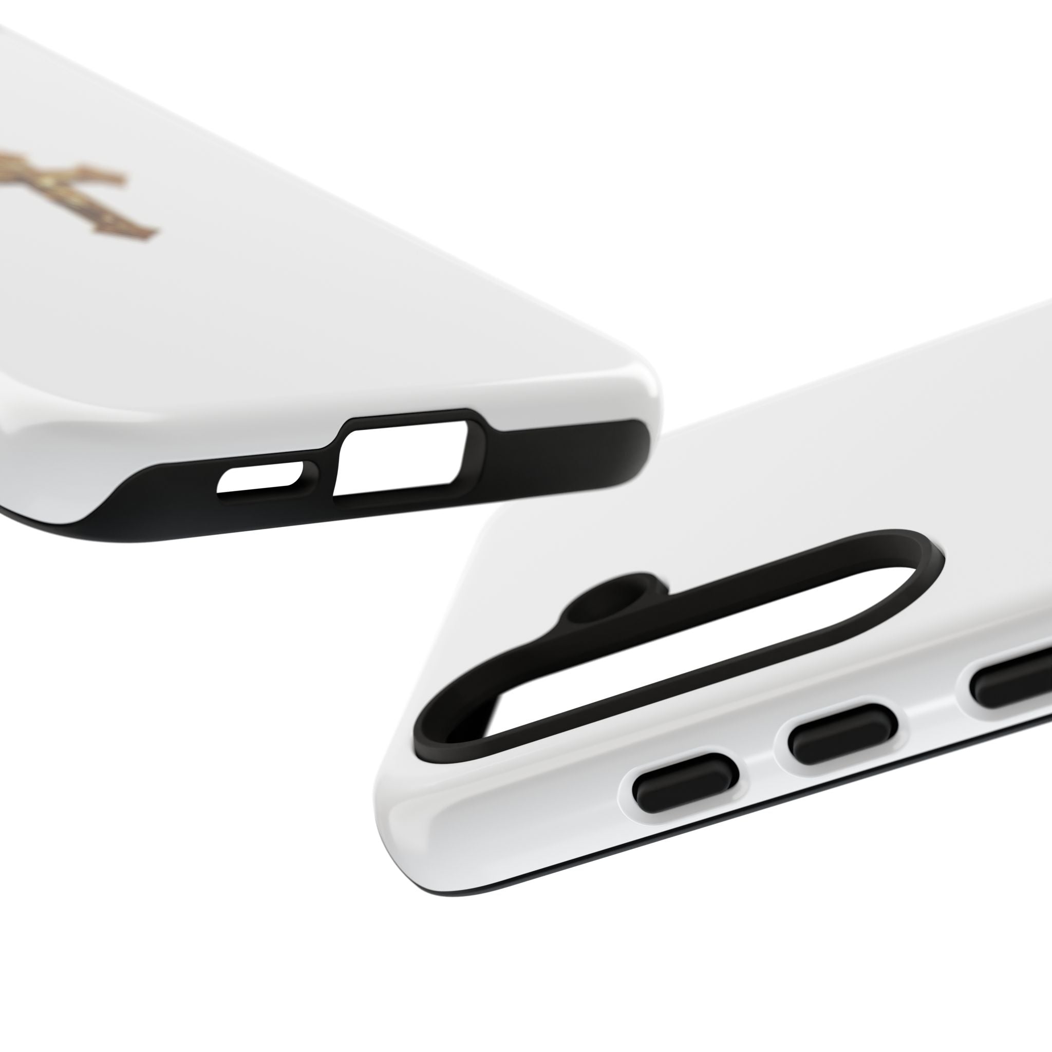 Gold Cross Tough Phone Case | Protective Cover