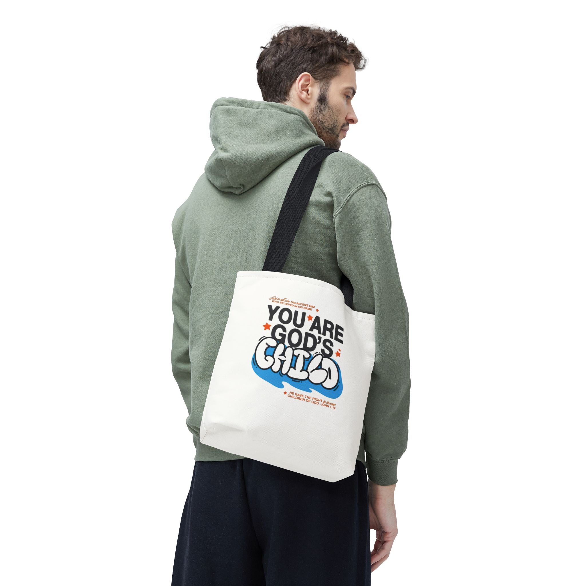 Inspirational "You Are God's Child" Tote Bag