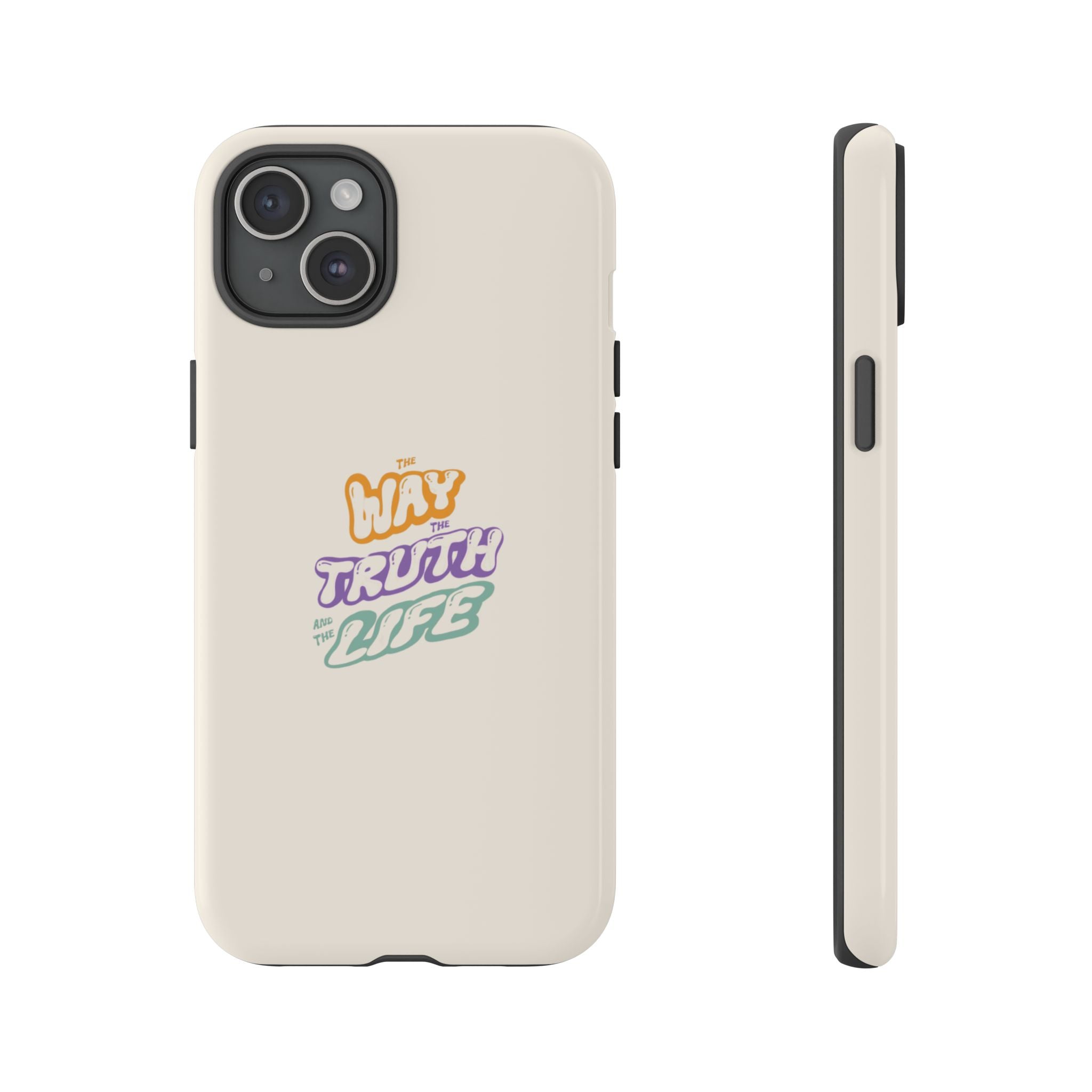 'Way,Truth,Life' Pastel Graphic Protective Tough Case