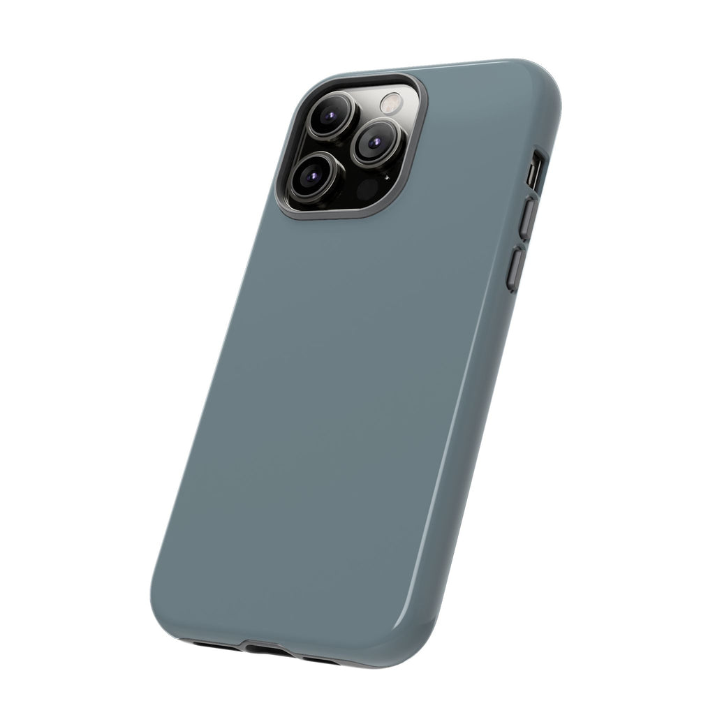 Tough iPhone Case - Blue/Grey Color