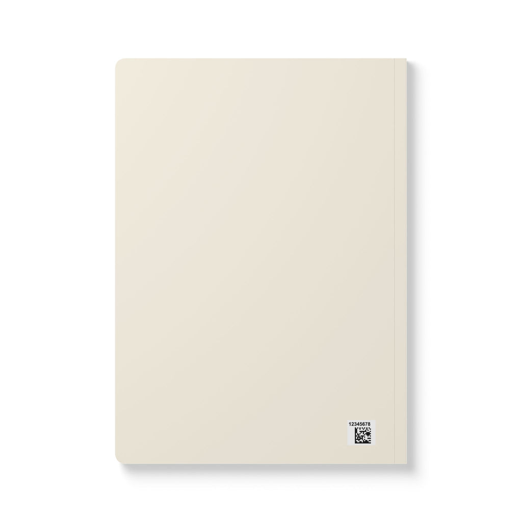 Bow Pattern Softcover Journal – Cream Bow Journal with Lined Inside Pages