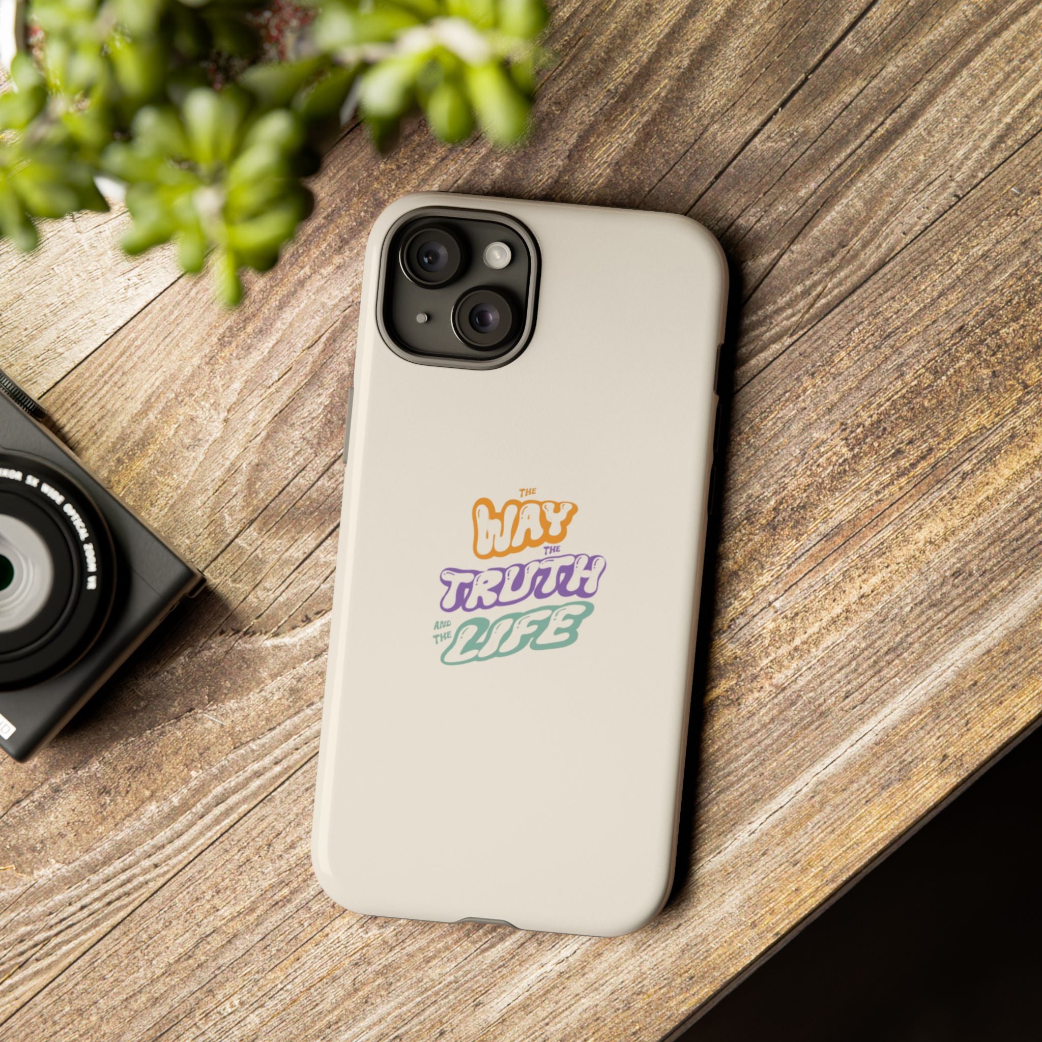 'Way,Truth,Life' Pastel Graphic Protective Tough Case