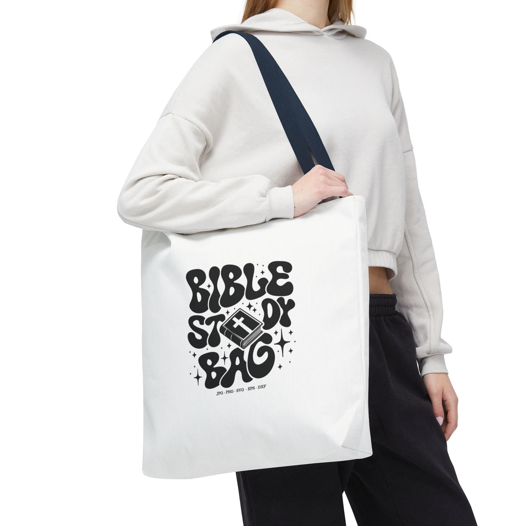 Bible Study Tote Bag – Faith-Inspired Scripture Carryall