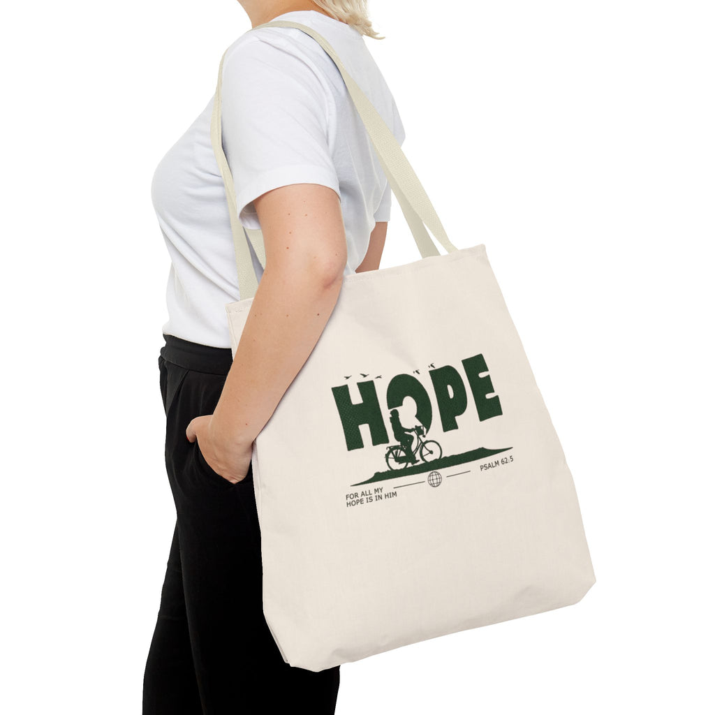 "Hope" Tote Bag — Inspirational Canvas Tote