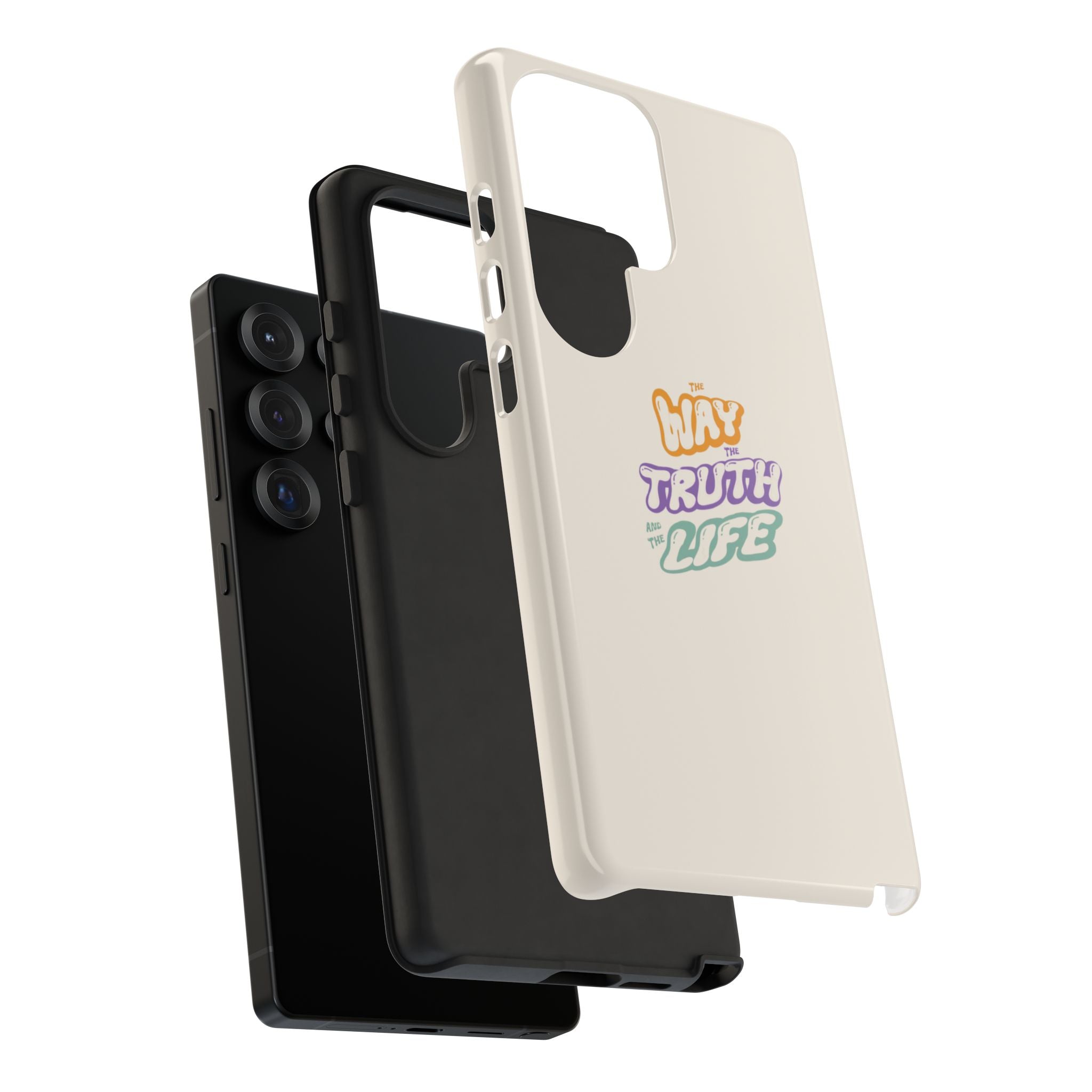 'Way,Truth,Life' Pastel Graphic Protective Tough Case