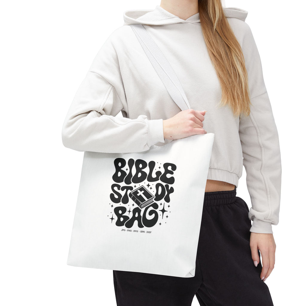 Bible Study Tote Bag – Faith-Inspired Scripture Carryall