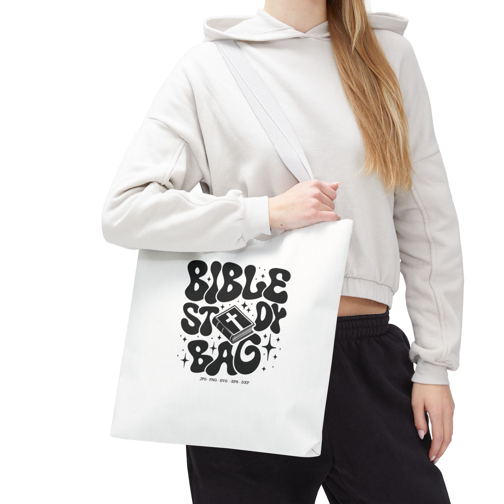 Bible Study Tote Bag – Faith-Inspired Scripture Carryall