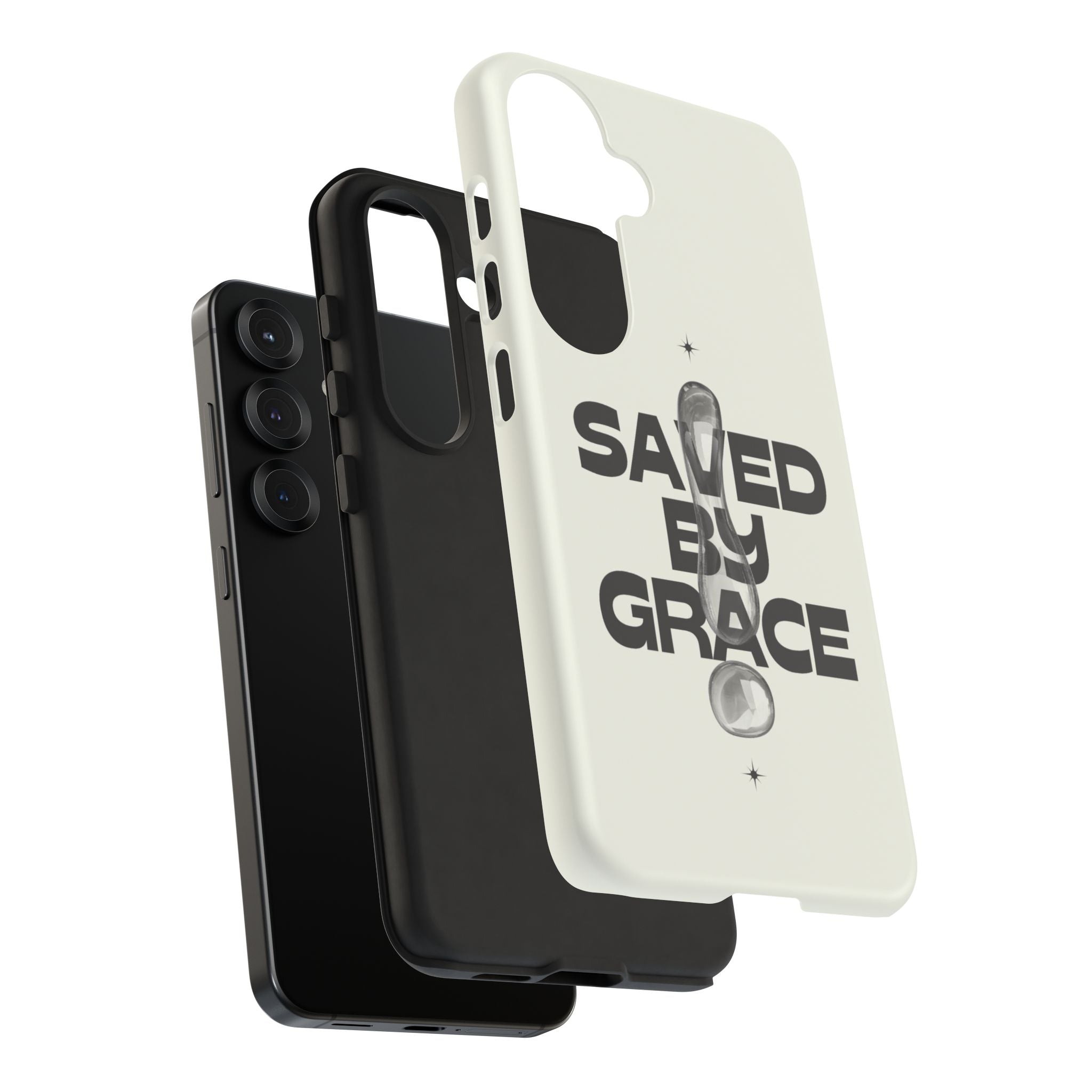 Saved By Grace Tough Phone Case — Christian Faith iPhone Cover