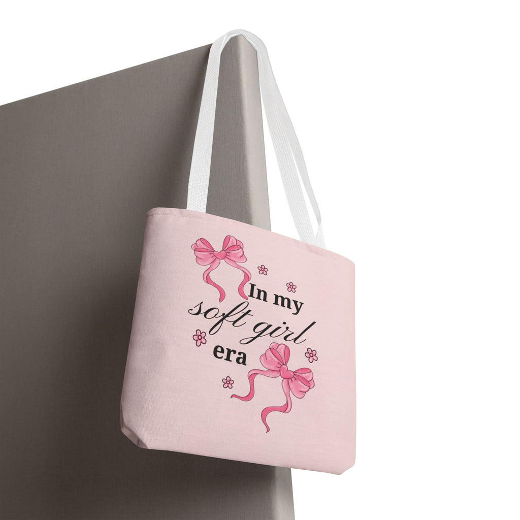 Tote Bag — "In My Soft Girl Era" Pink All-Over Print