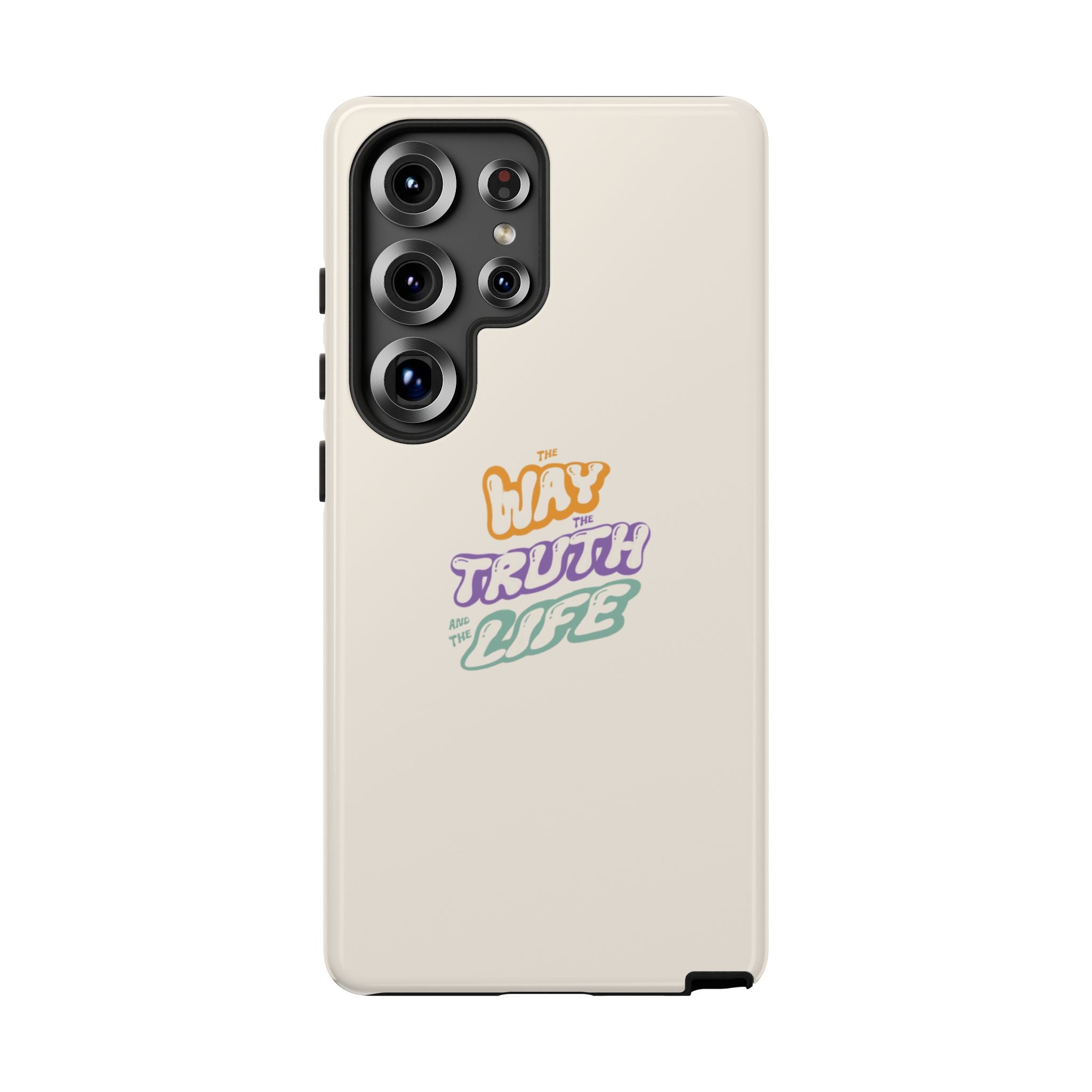 'Way,Truth,Life' Pastel Graphic Protective Tough Case