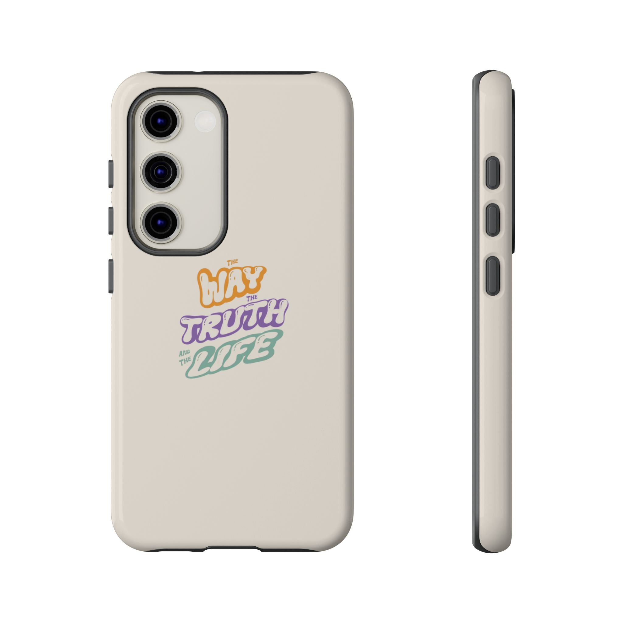 'Way,Truth,Life' Pastel Graphic Protective Tough Case