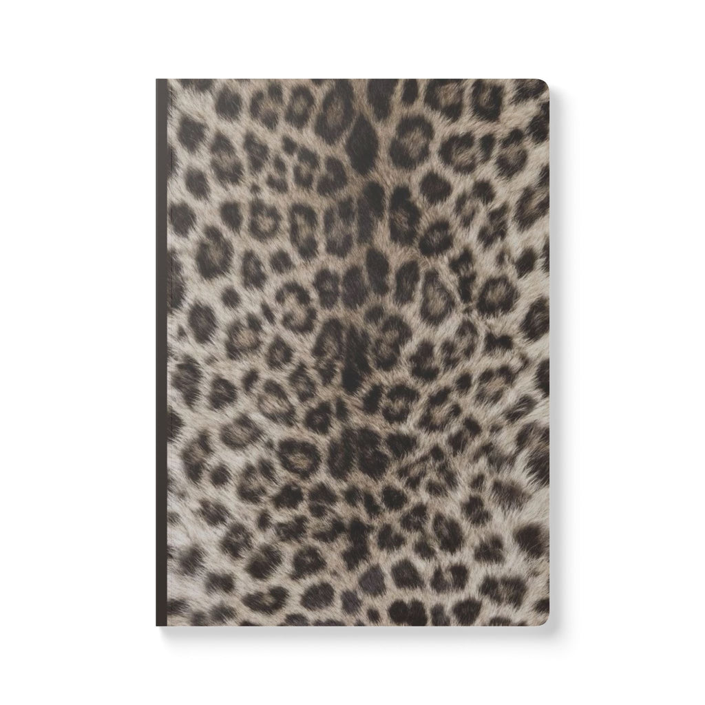 Leopard Print Softcover Journal — Stylish Animal Print Notebook