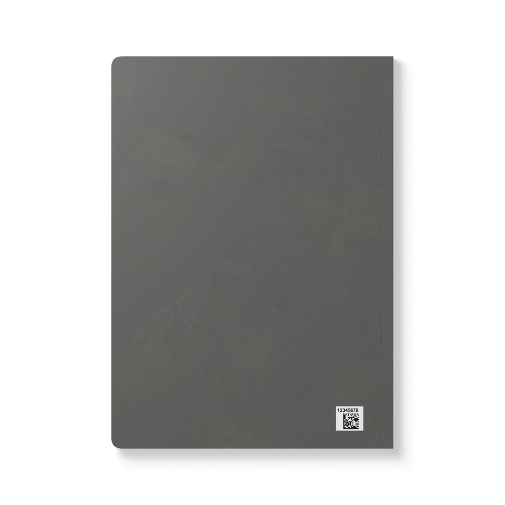 Minimalist Gray Notebook — Softcover Journal with 'Notebook' Cover