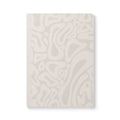 Neutral Abstract Pattern Softcover Journal — Lined Journal