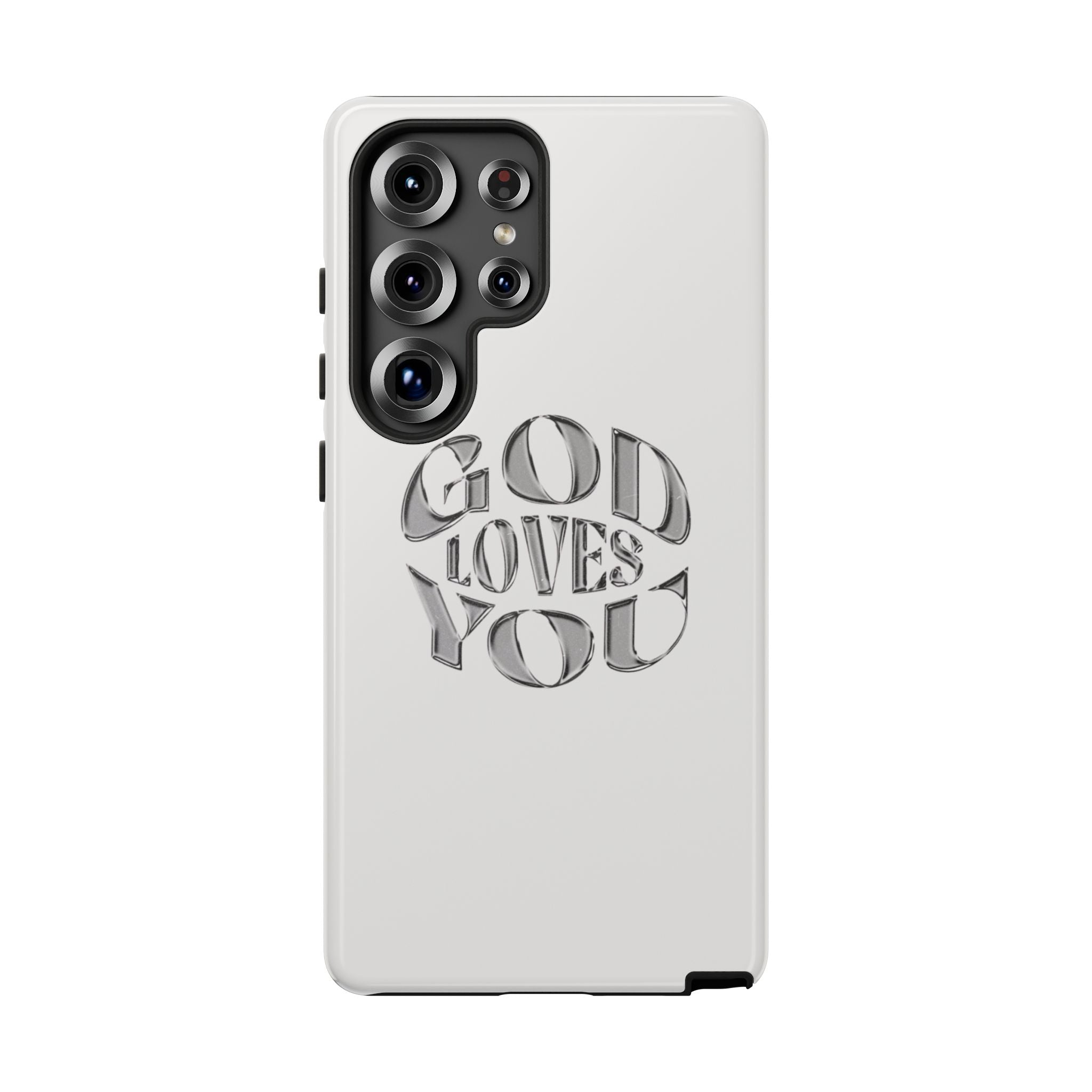 God Loves You Tough Phone Case — Protective Tough Phone Cover