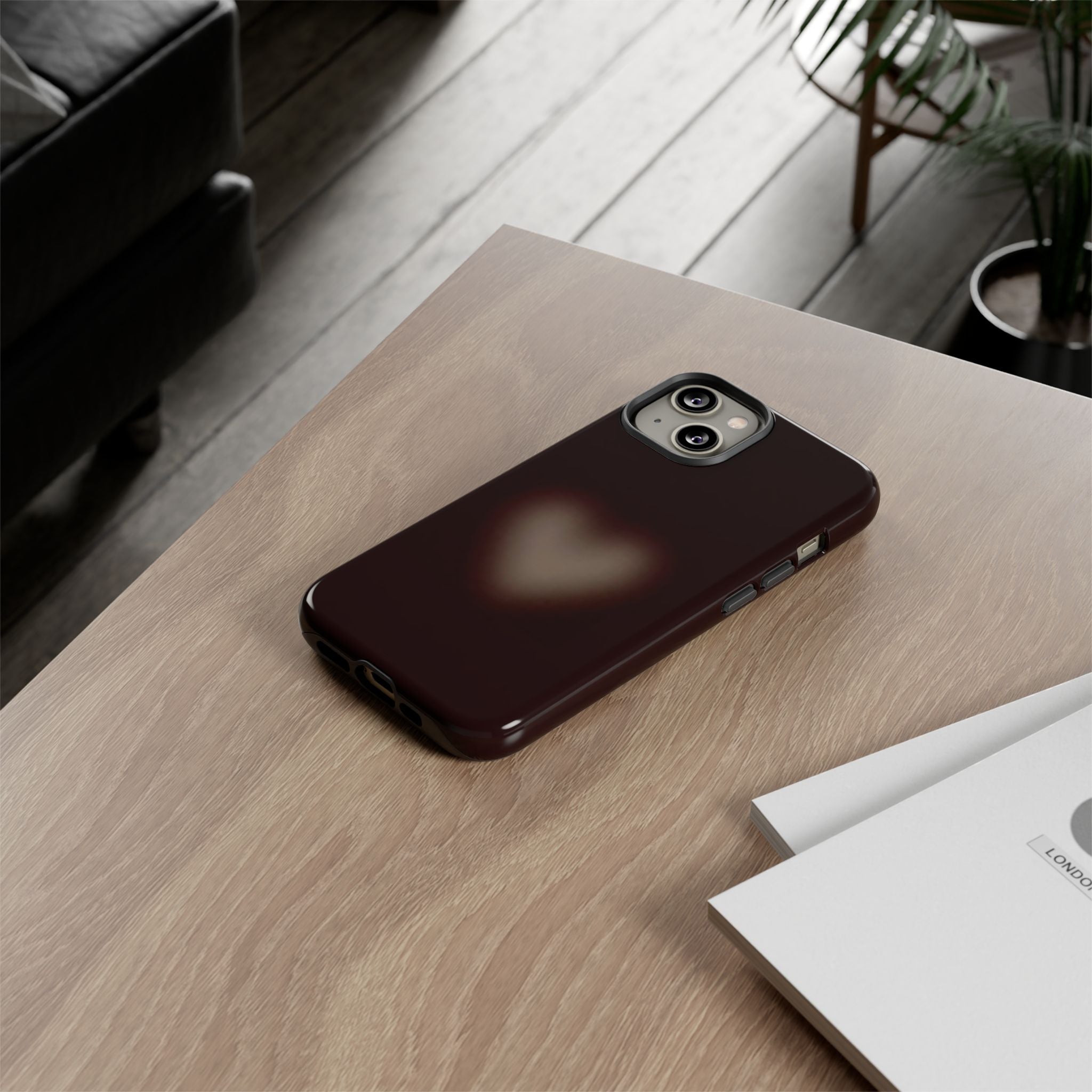 Tough Cases — Blurred Heart Protective iPhone Case
