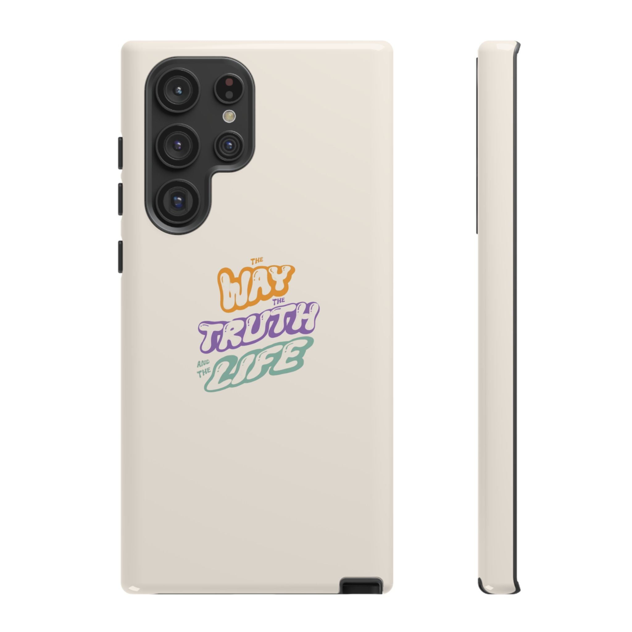 'Way,Truth,Life' Pastel Graphic Protective Tough Case