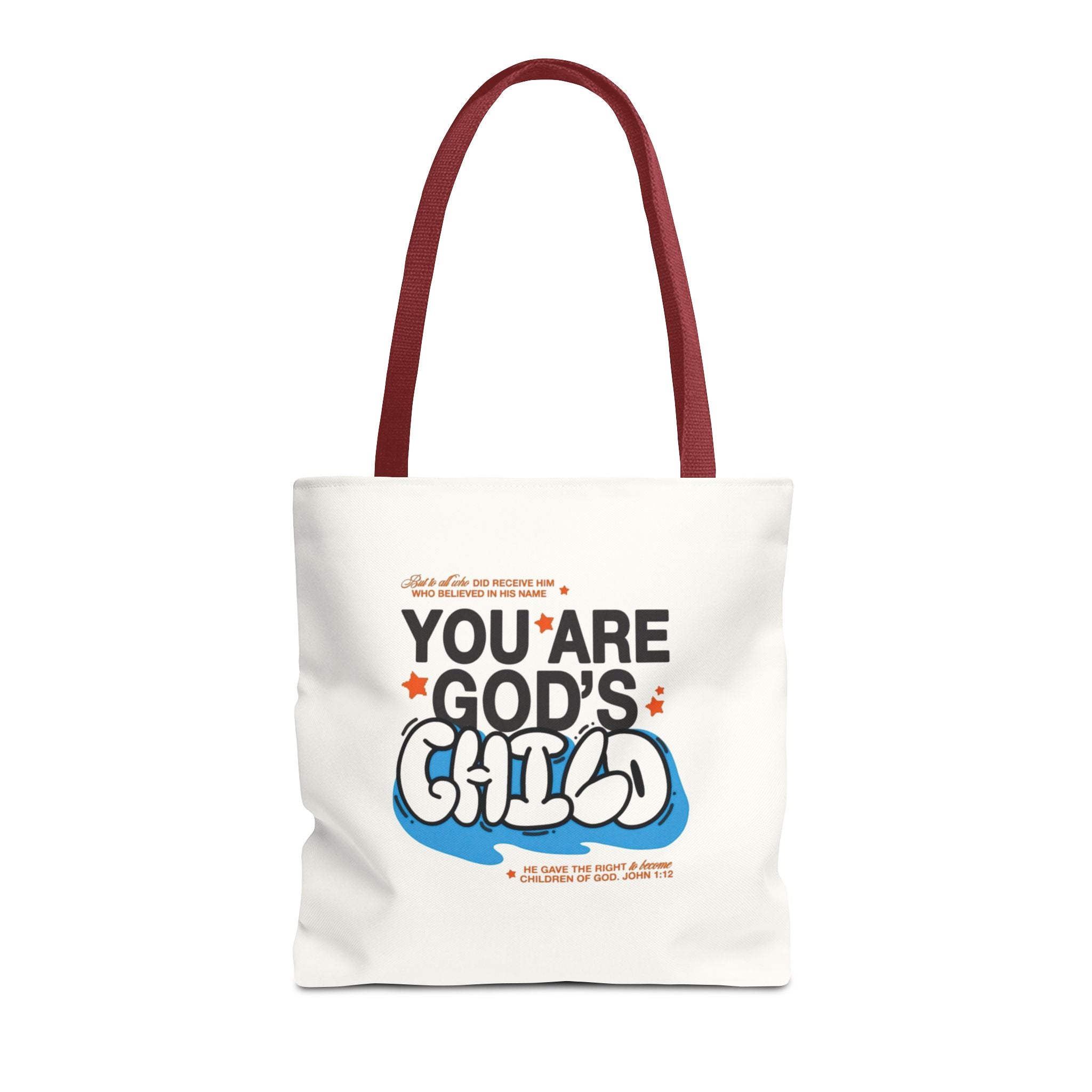 Inspirational "You Are God's Child" Tote Bag