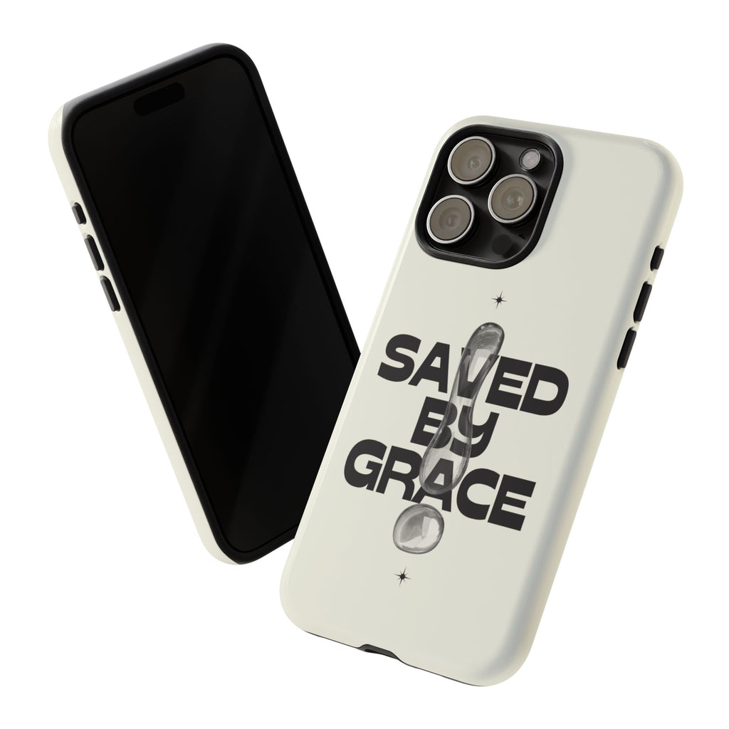 Saved By Grace Tough Phone Case — Christian Faith iPhone Cover