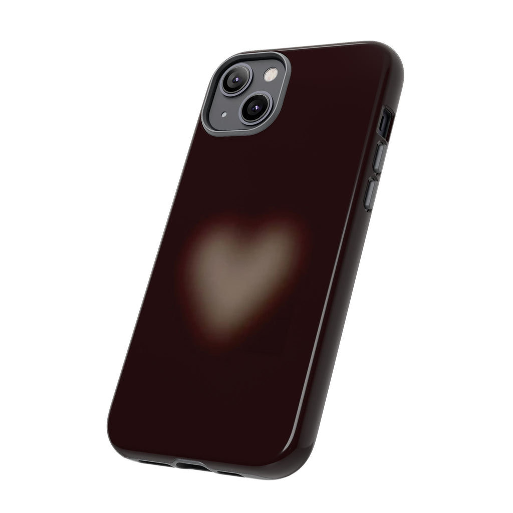 Tough Cases — Blurred Heart Protective iPhone Case