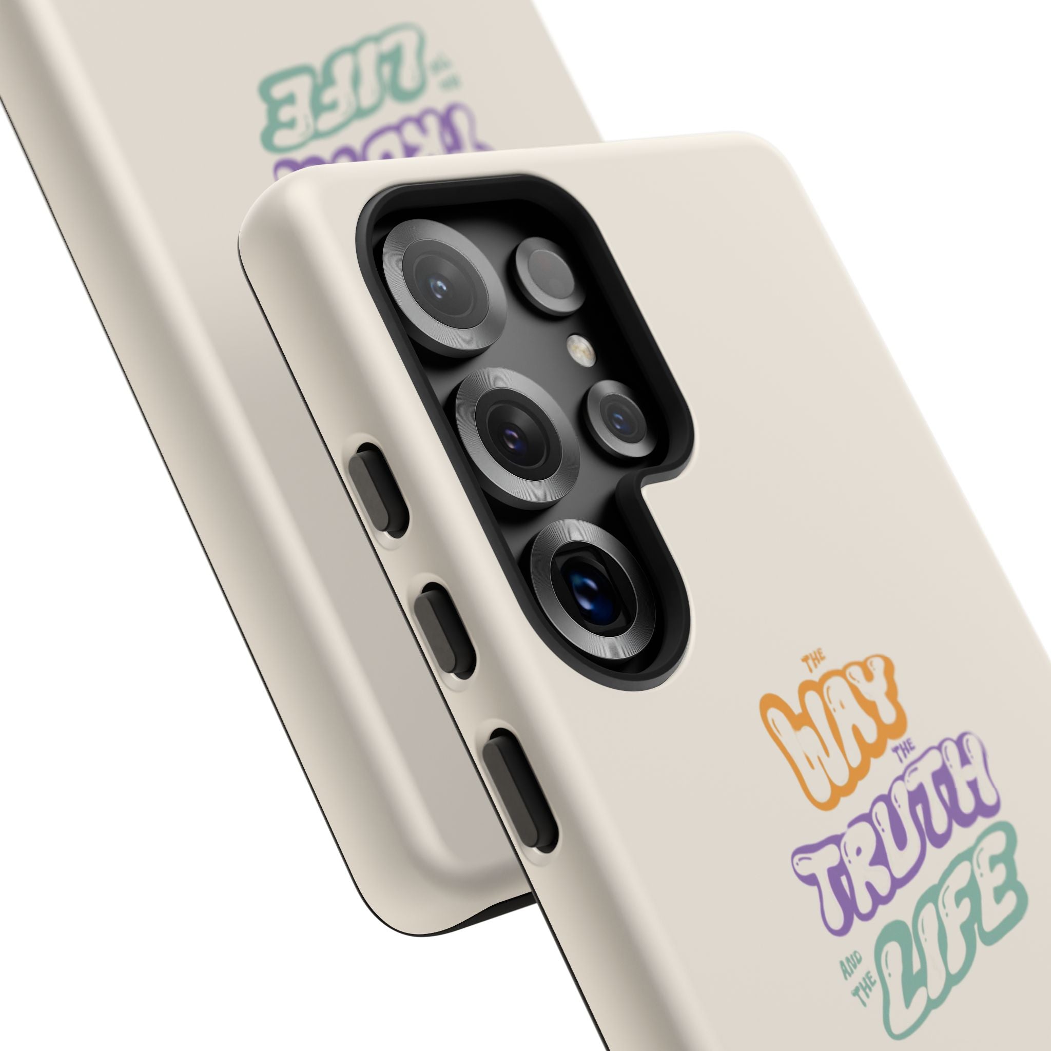 'Way,Truth,Life' Pastel Graphic Protective Tough Case