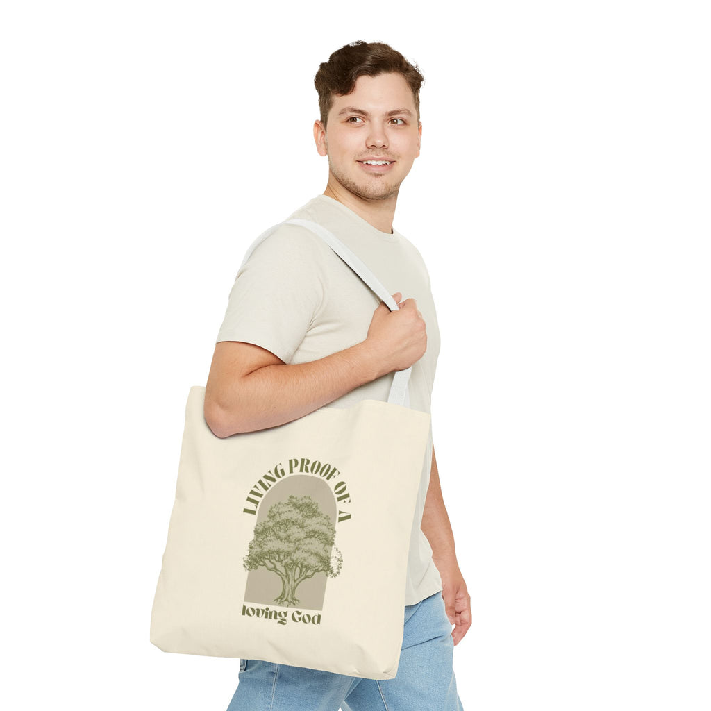Living Proof Of A Loving God Tote Bag