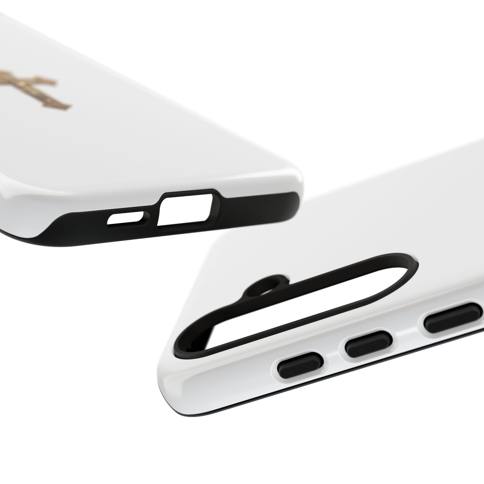 Gold Cross Tough Phone Case | Protective Cover
