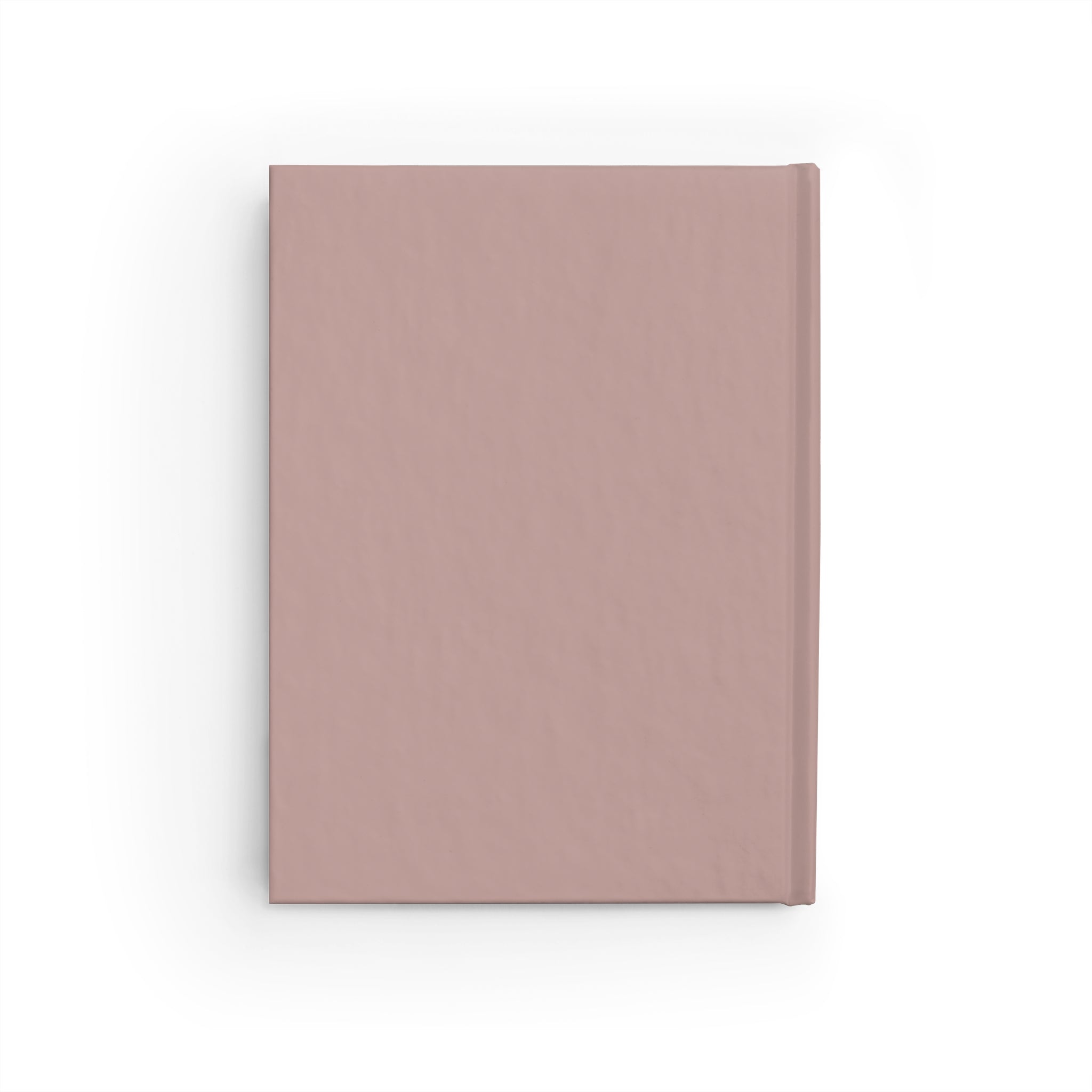 Hardcover Blush Bow Pattern Ruled Journal — Lined Notebook for Notes & Daily Planning