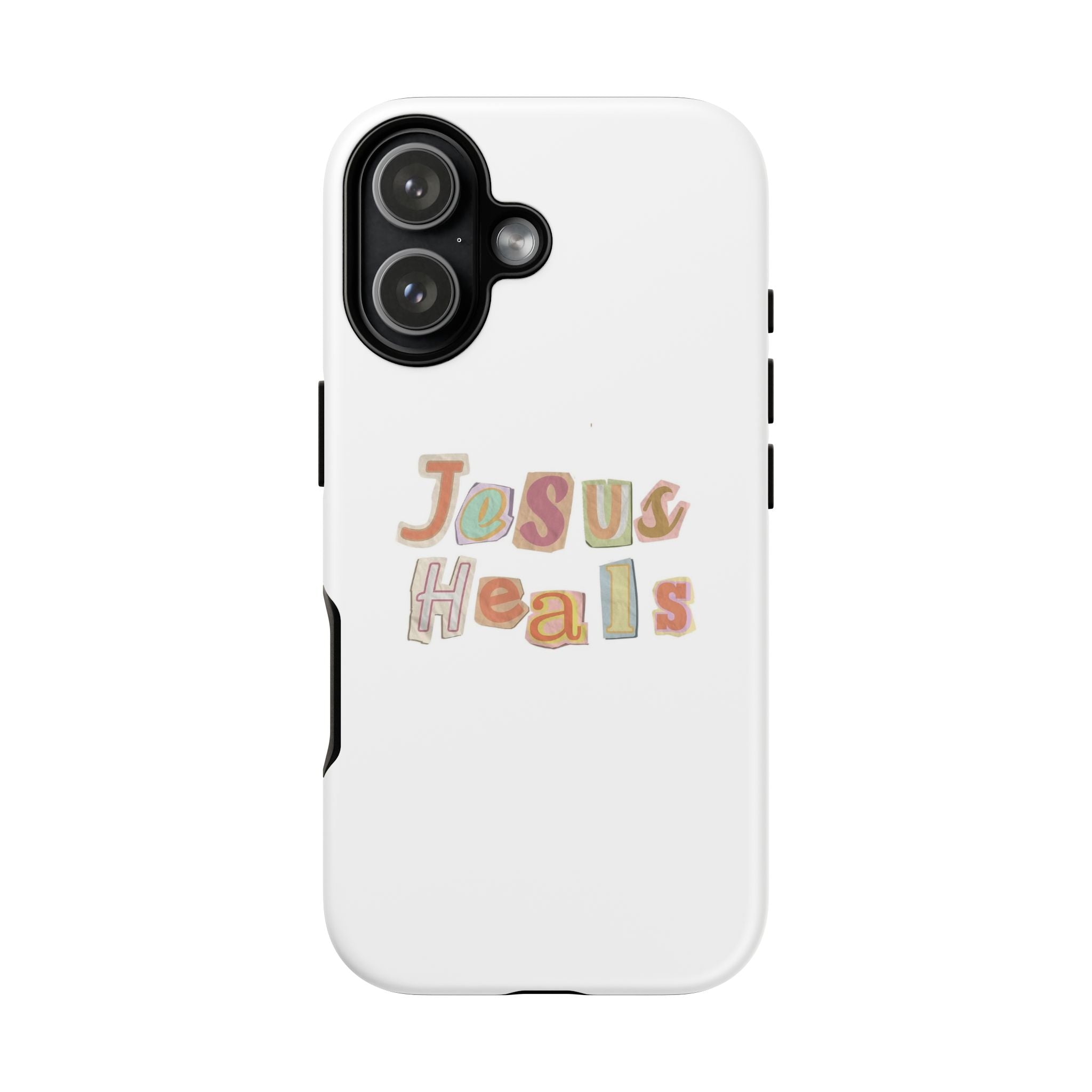 Jesus Heals Phone Case — Christian Faith Inspirational Tough Case