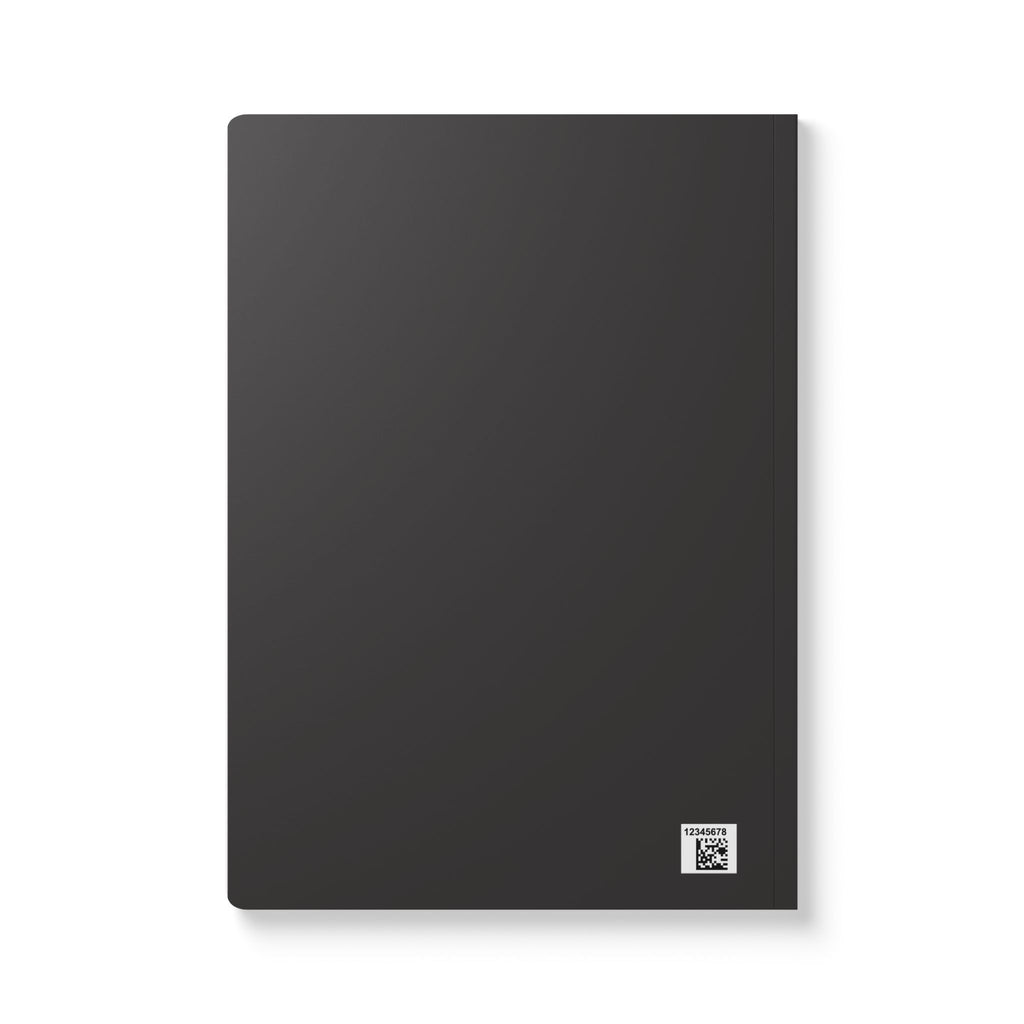Wavy Checkerboard Softcover Journal – Retro Beige & Black