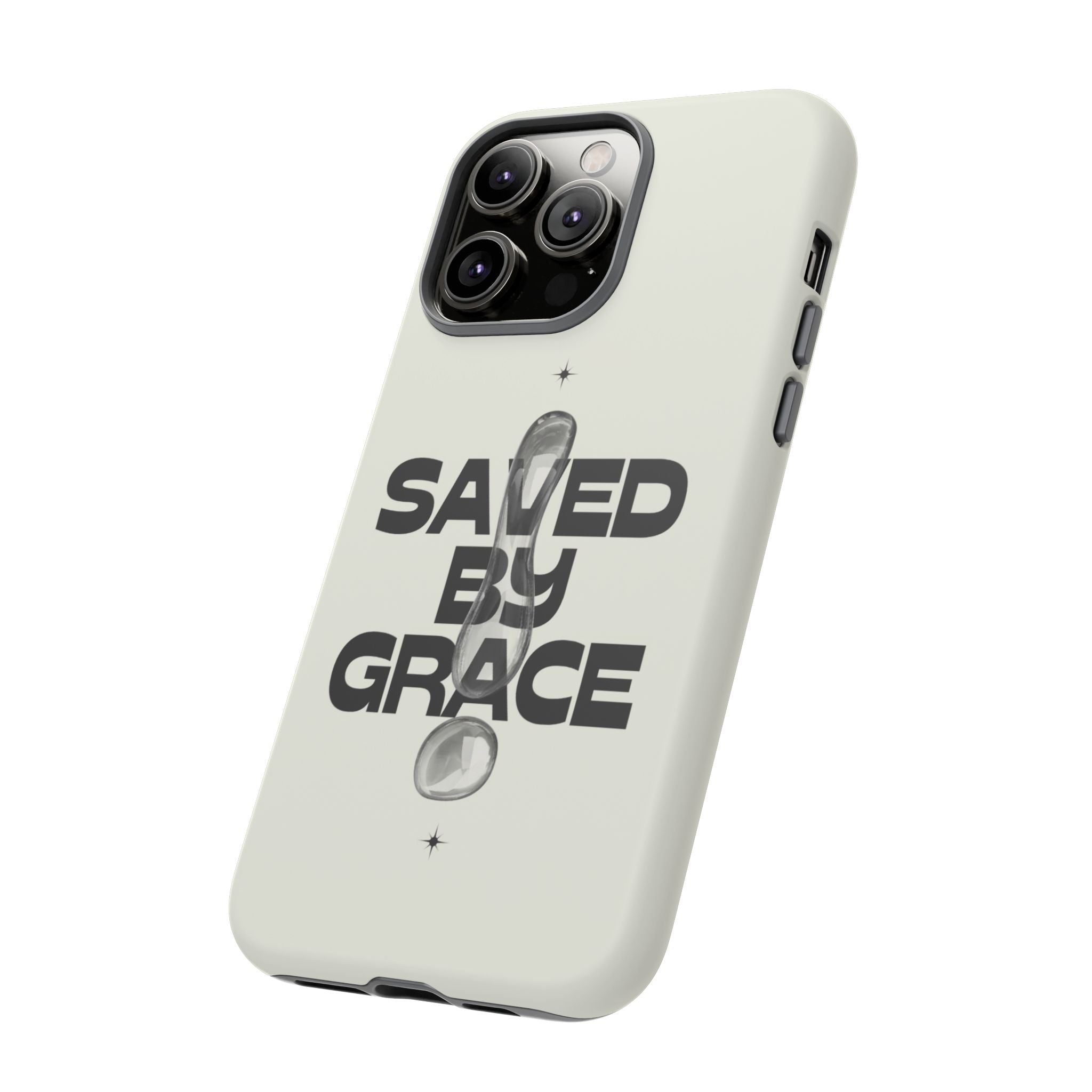 Saved By Grace Tough Phone Case — Christian Faith iPhone Cover