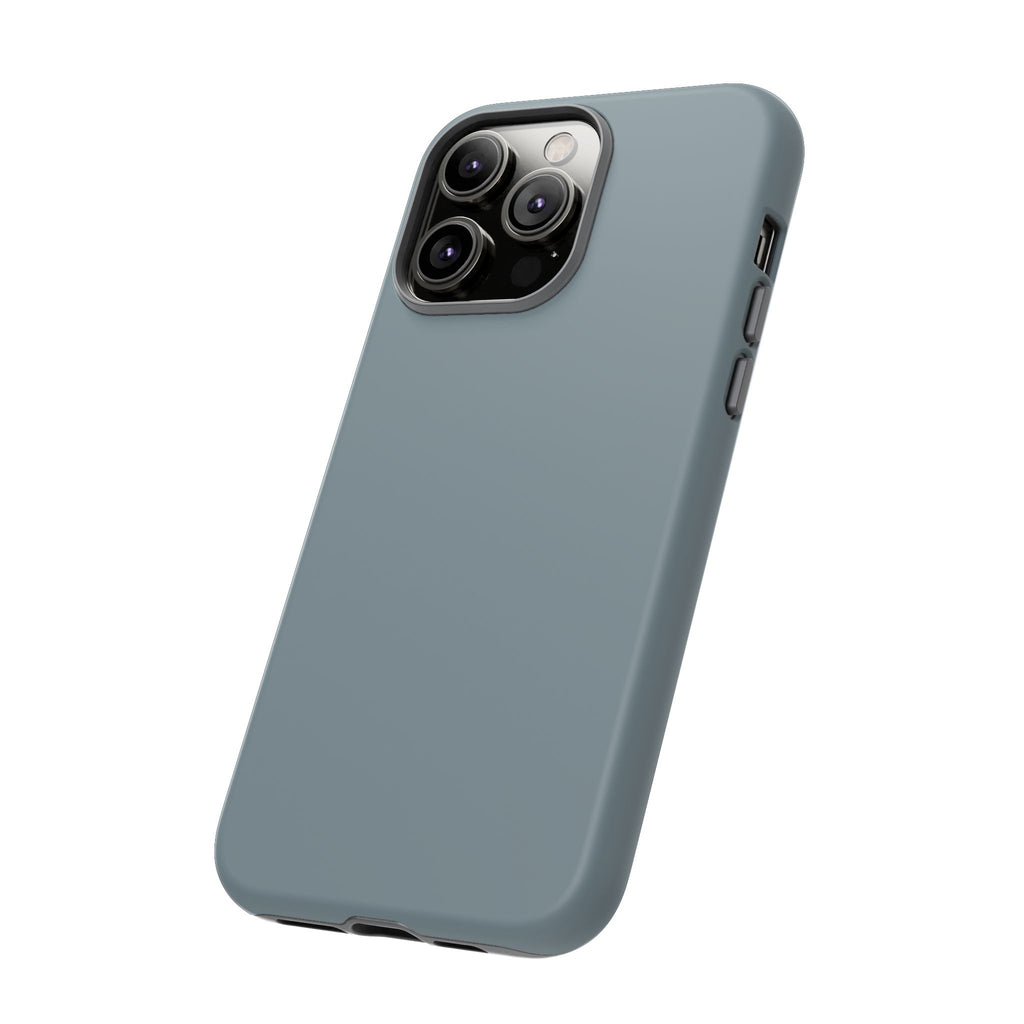 Tough iPhone Case - Blue/Grey Color