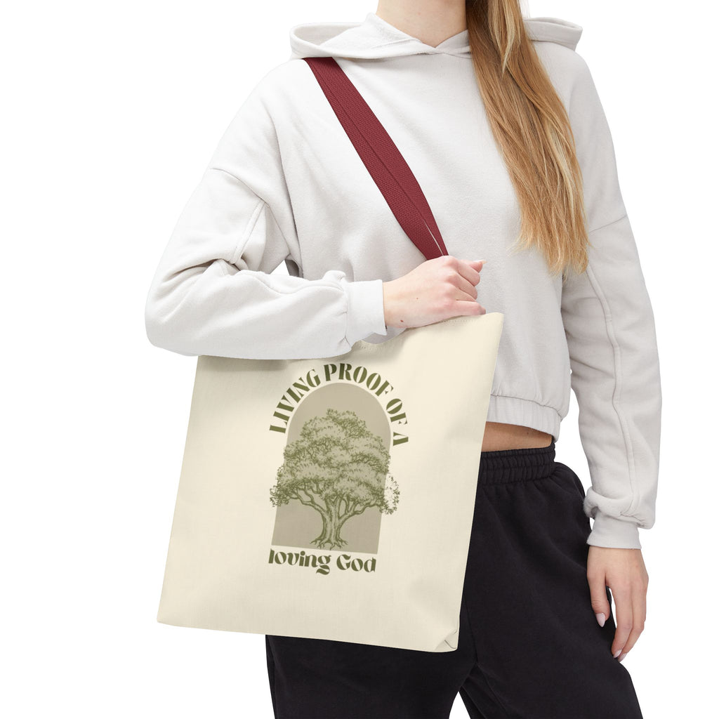 Living Proof Of A Loving God Tote Bag