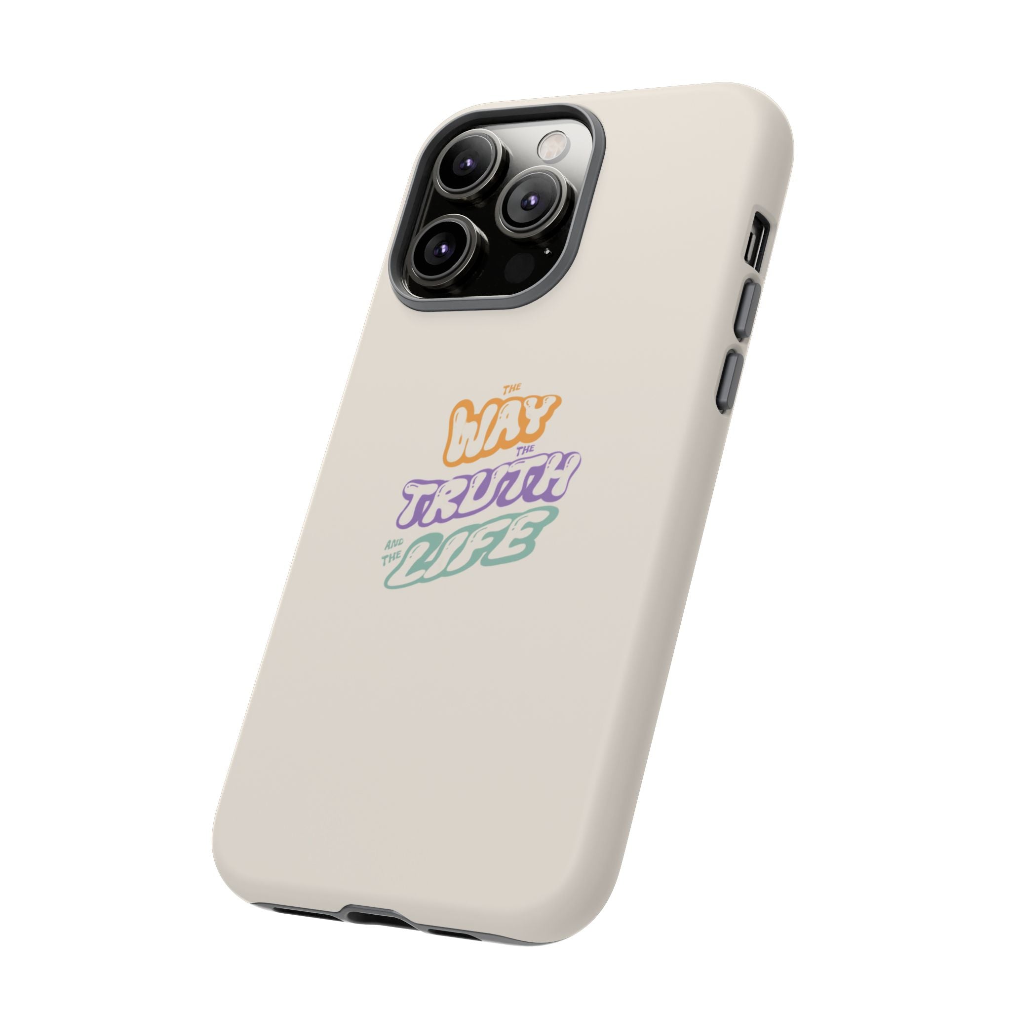 'Way,Truth,Life' Pastel Graphic Protective Tough Case