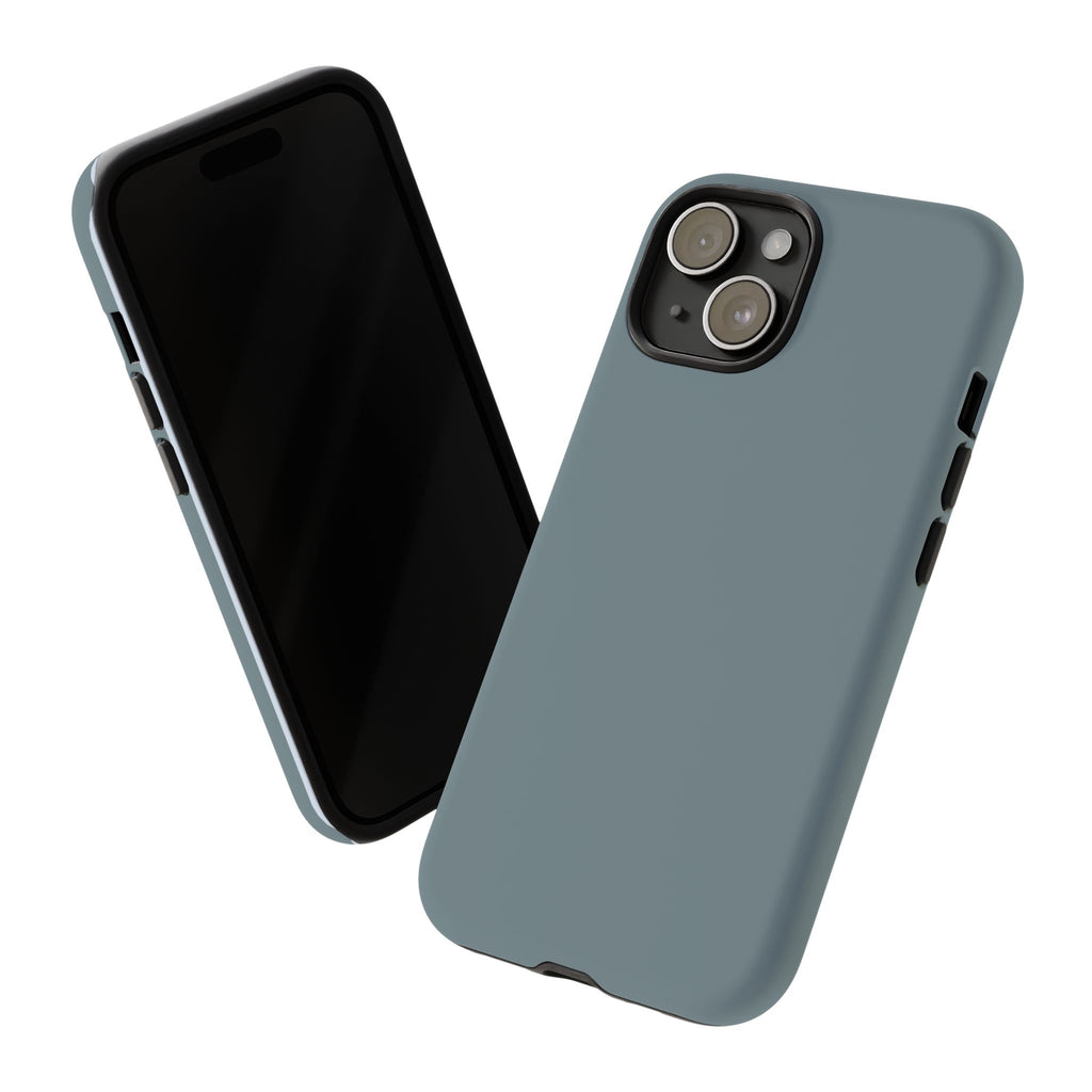 Tough iPhone Case - Blue/Grey Color