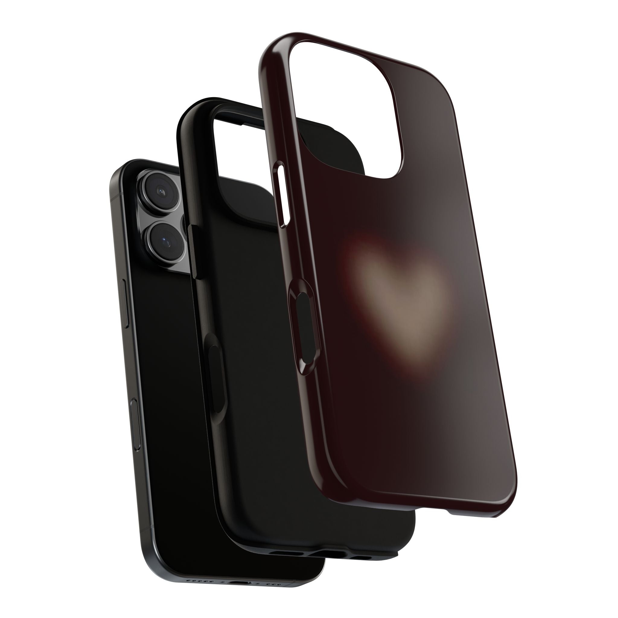 Tough Cases — Blurred Heart Protective iPhone Case