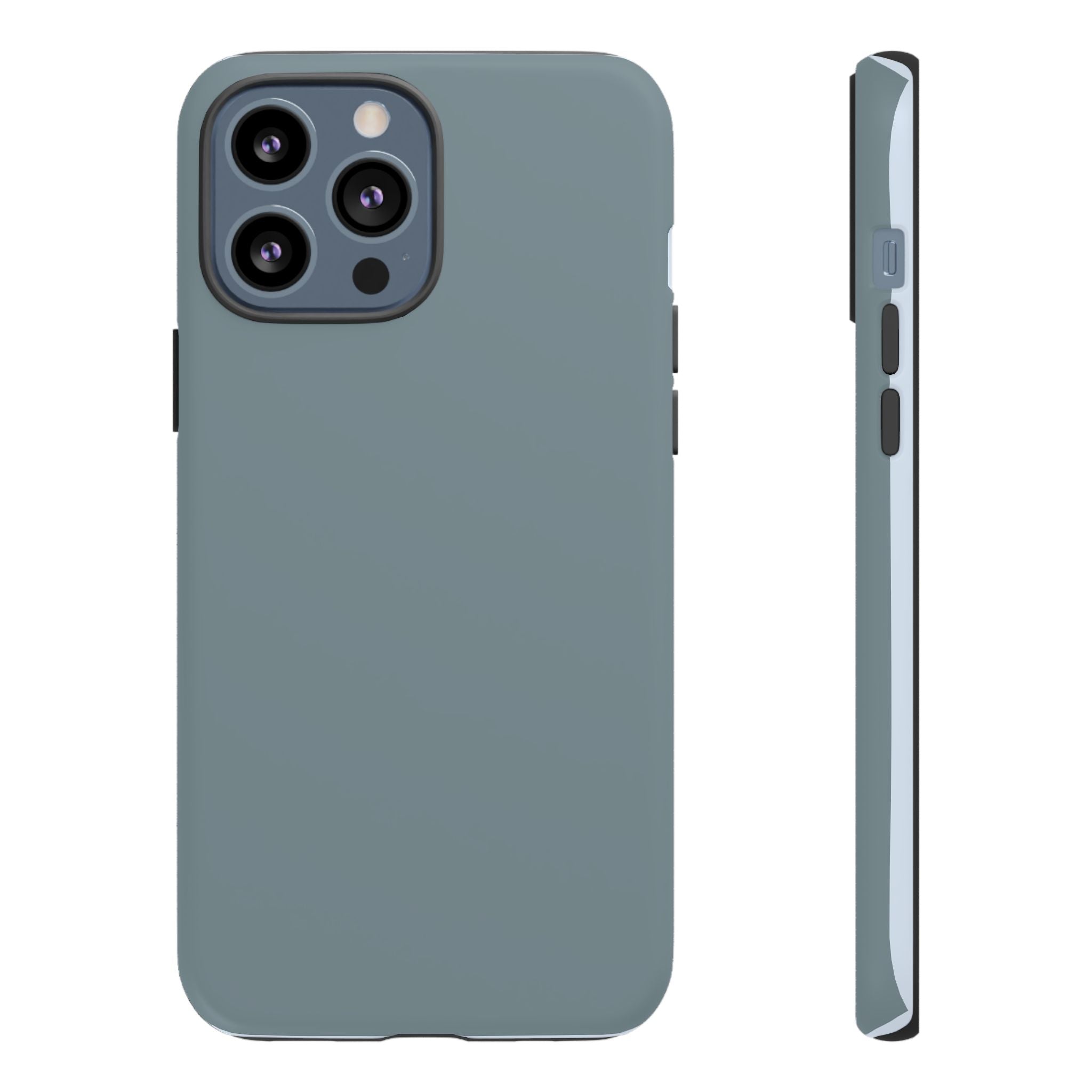 Tough iPhone Case - Blue/Grey Color
