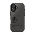 iPhone Case — Minimal 'life goes on' Protective Silicone Cover