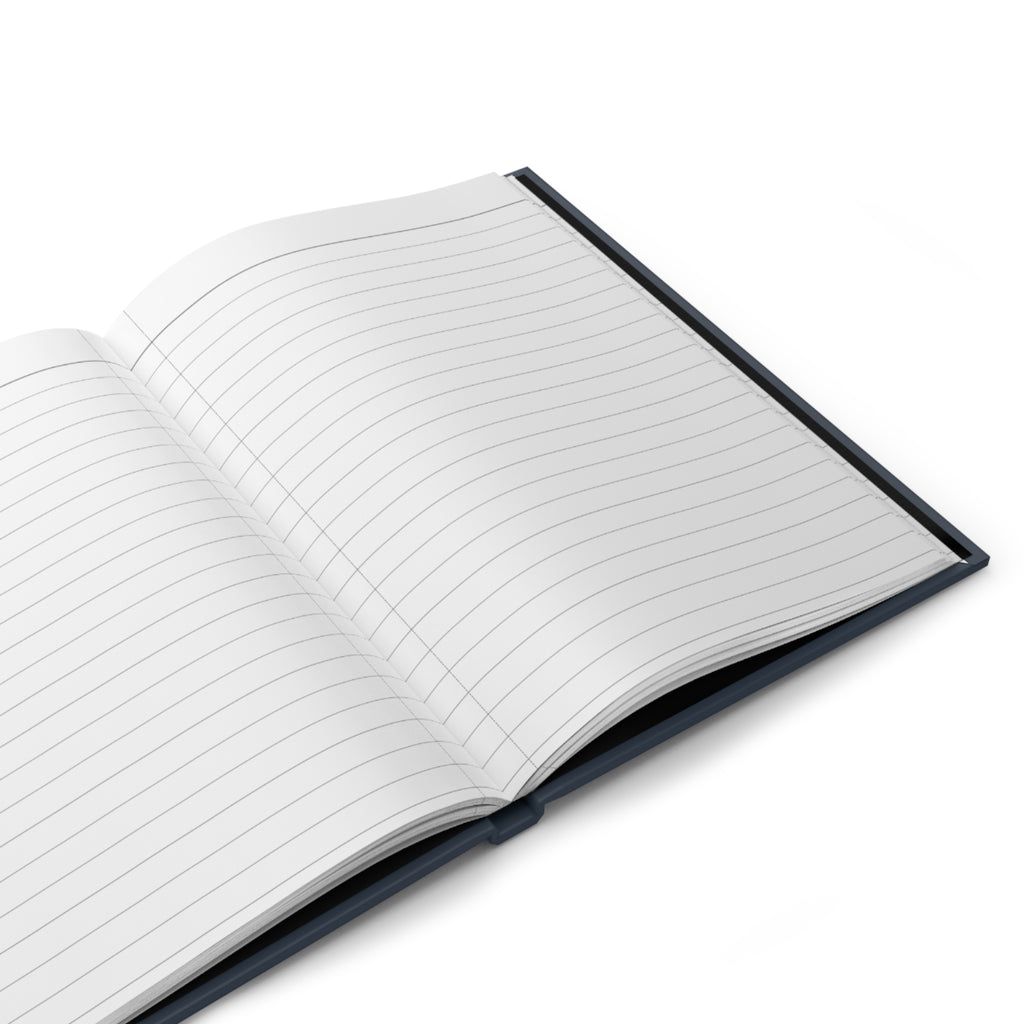 Notebook Hardcover Journal — Minimal Navy Matte Notebook
