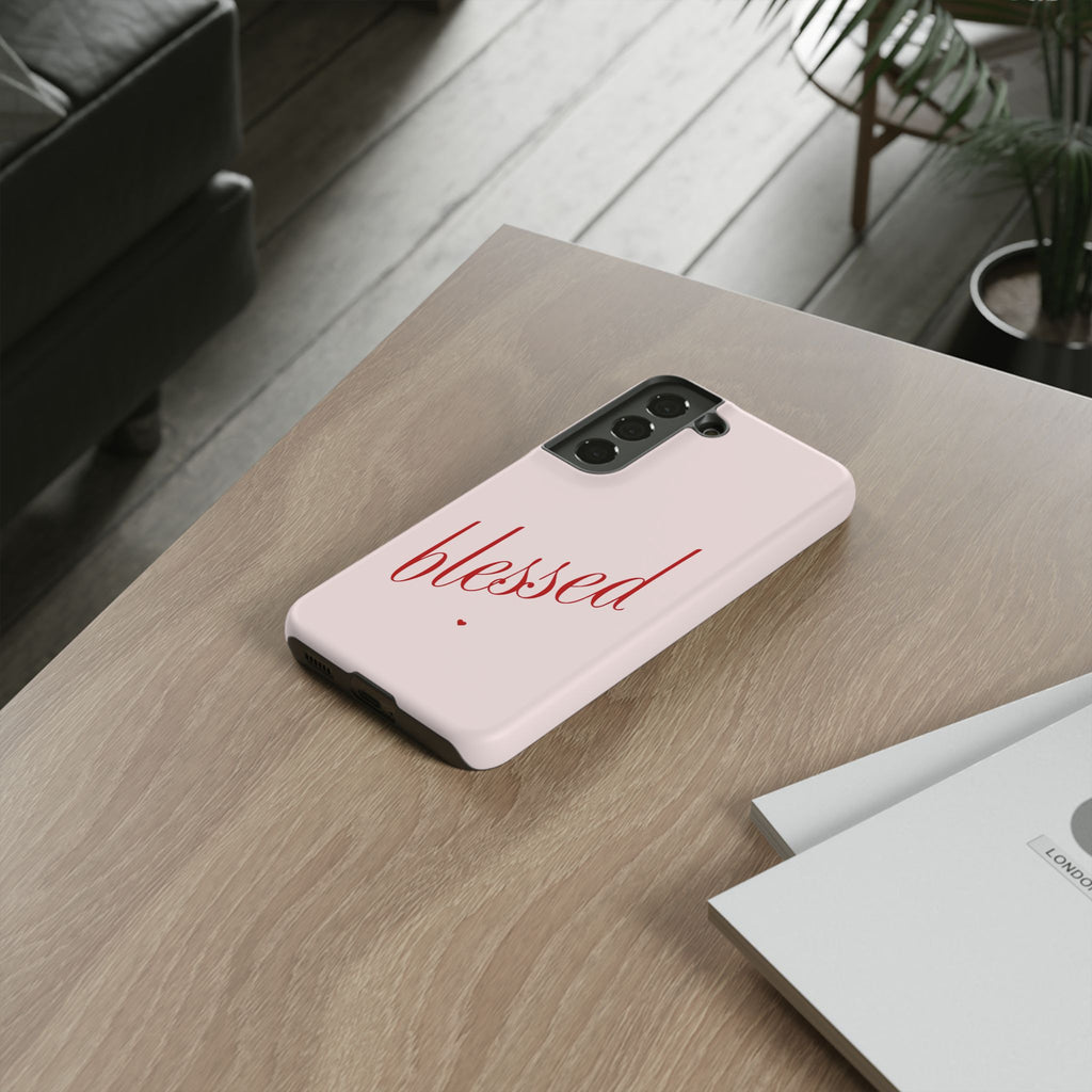 Blessed Pink Tough Phone Case
