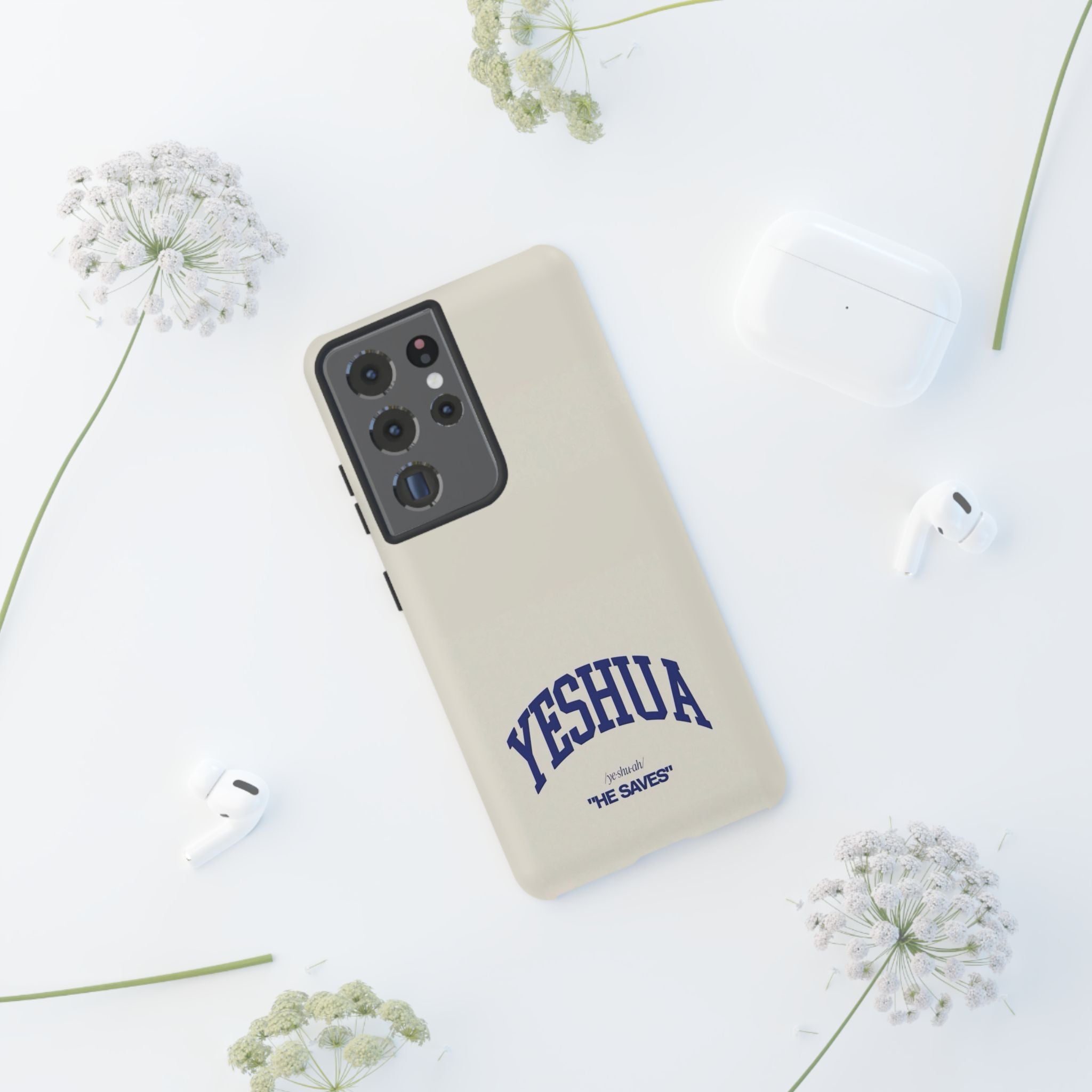 Yeshua 'He Saves' Tough Phone Case