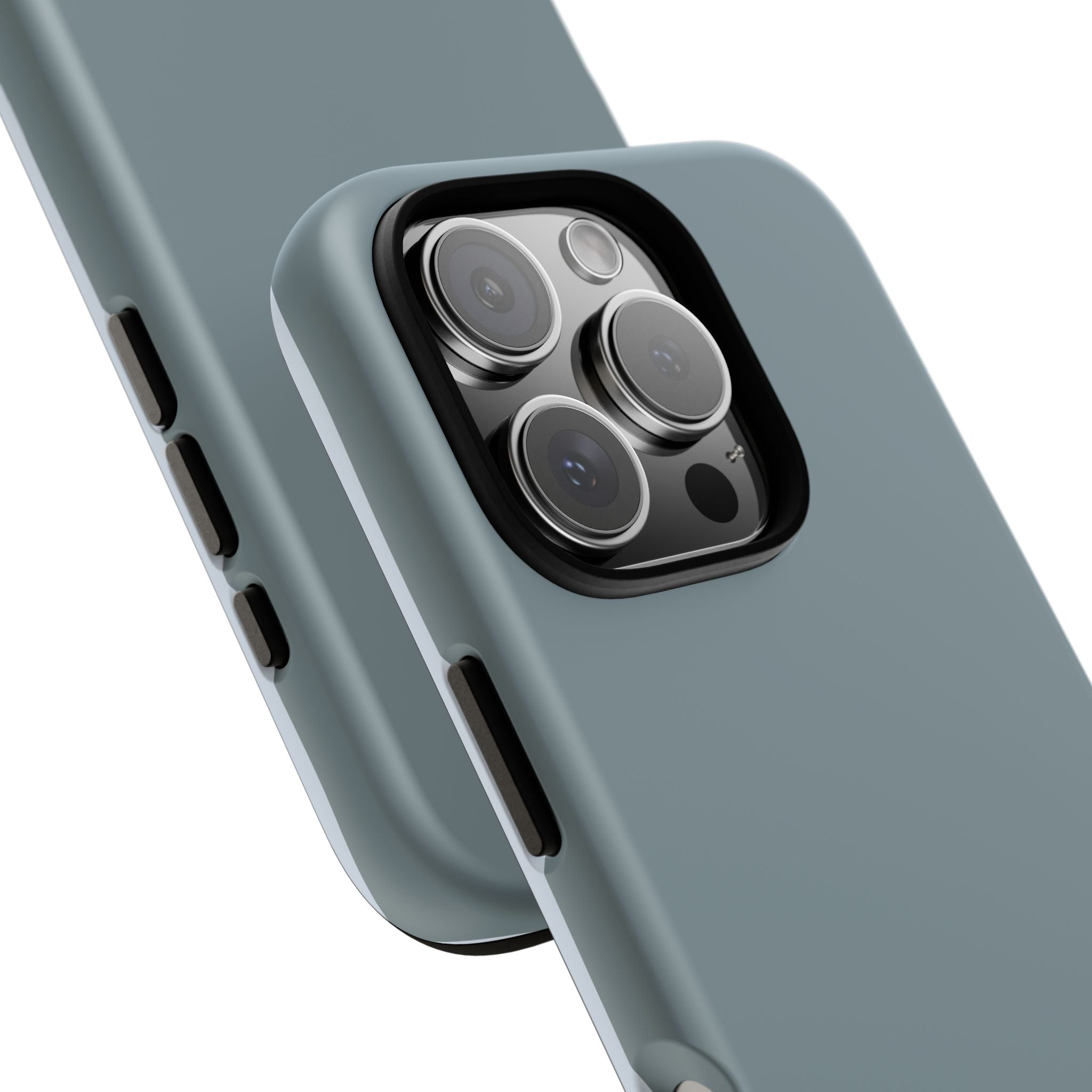 Tough iPhone Case - Blue/Grey Color