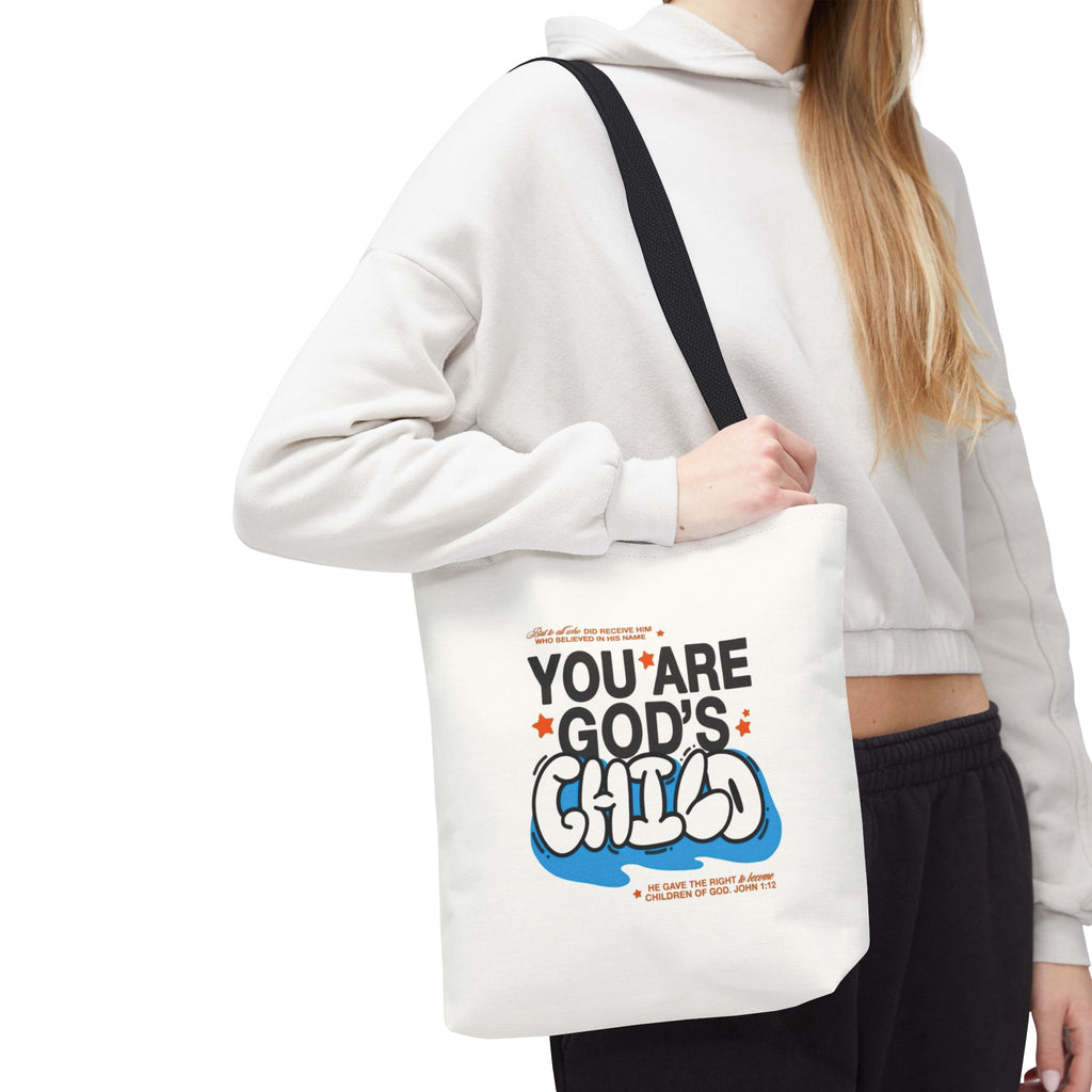 Inspirational "You Are God's Child" Tote Bag