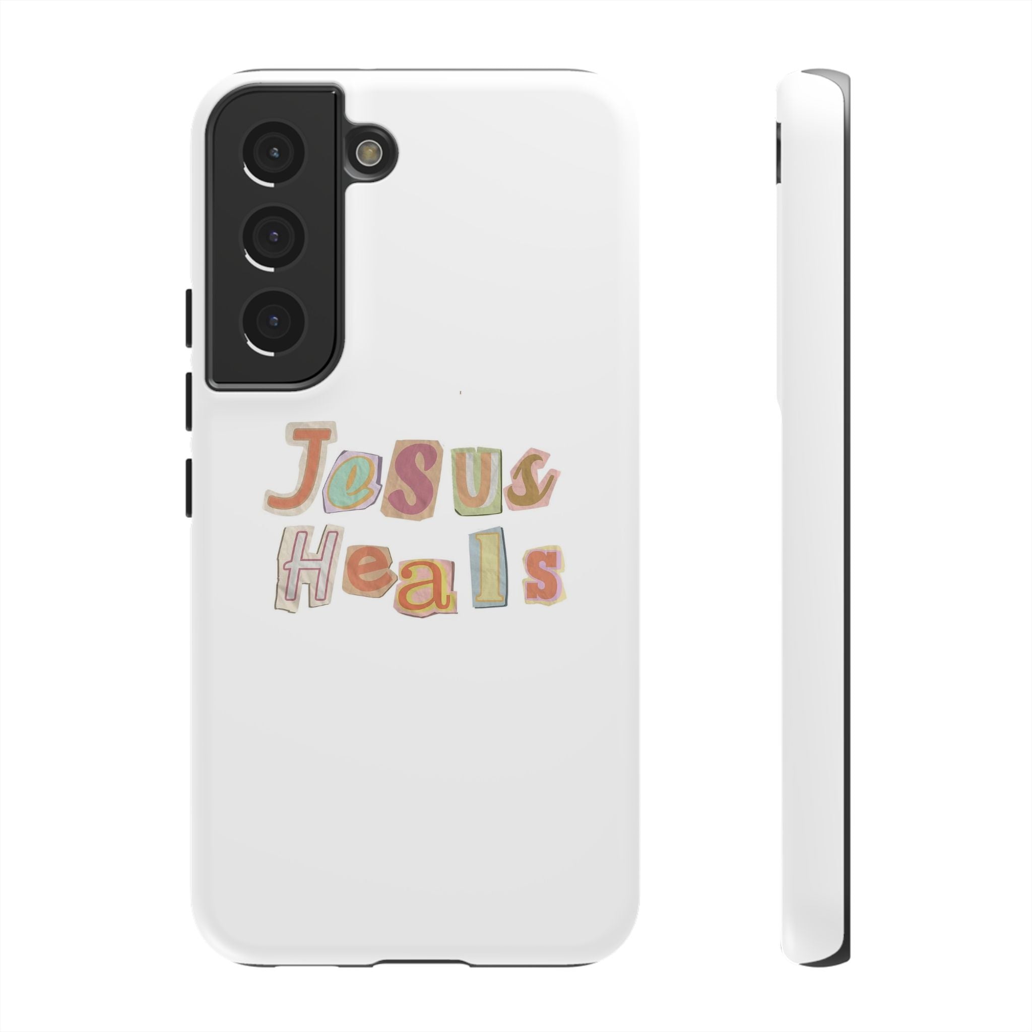 Jesus Heals Phone Case — Christian Faith Inspirational Tough Case