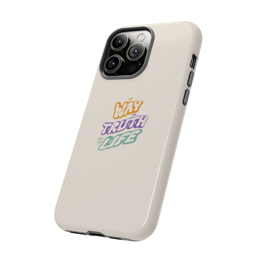 'Way,Truth,Life' Pastel Graphic Protective Tough Case