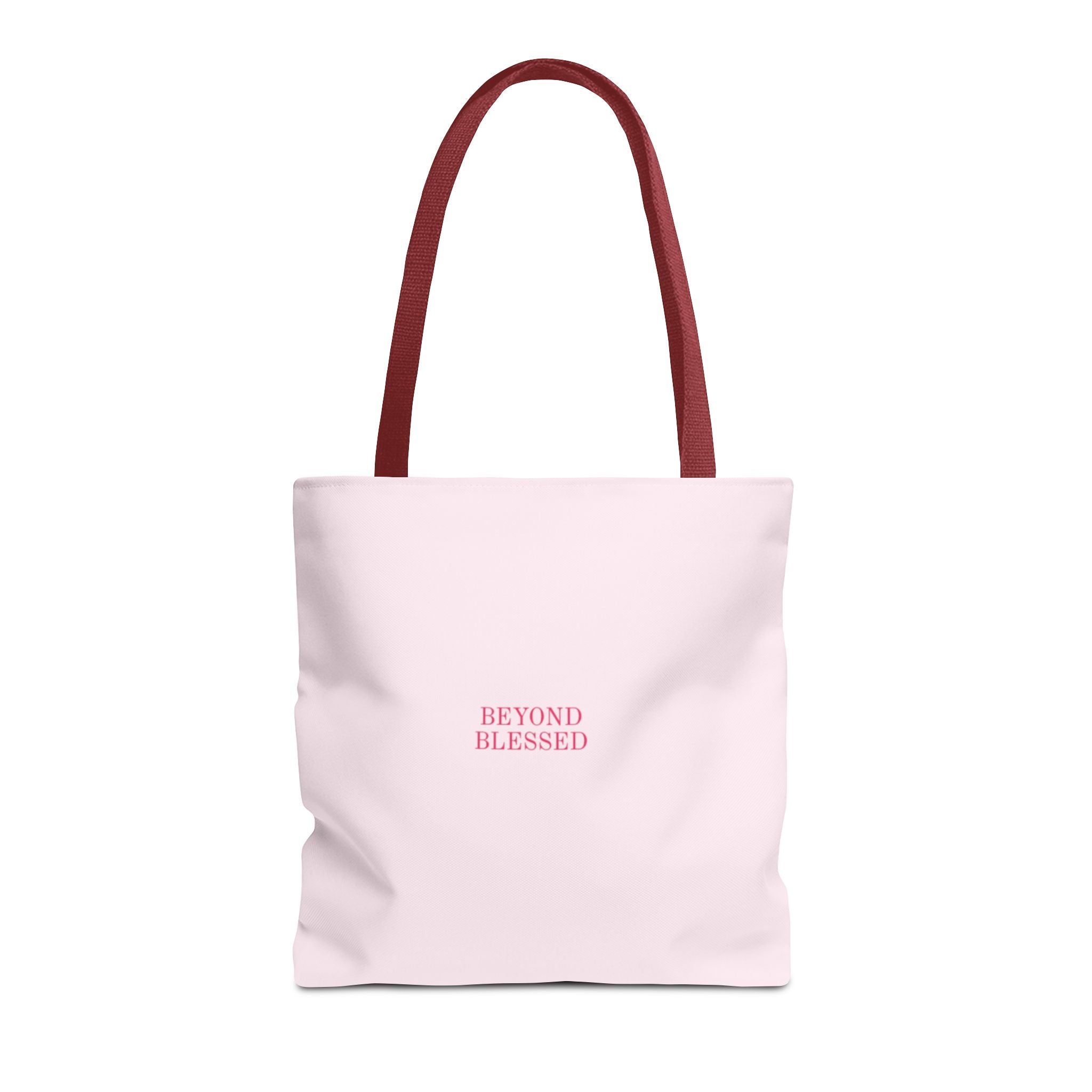 Beyond Blessed Pink Tote Bag – Inspirational Everyday Carry Tote