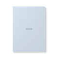 Minimal Light Blue Notebook — Softcover Journal with 'Notebook' Cover, Printed Interior