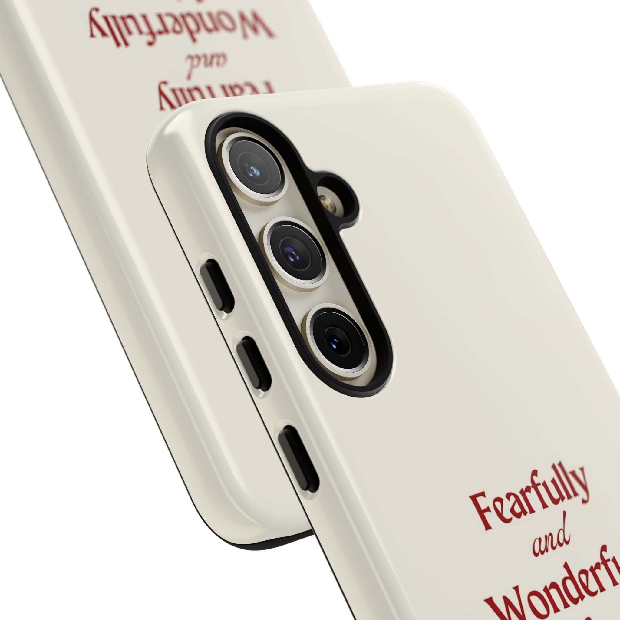 Tough Phone Case — "Fearfully and Wonderfully Made" Christian Scripture Protective Case