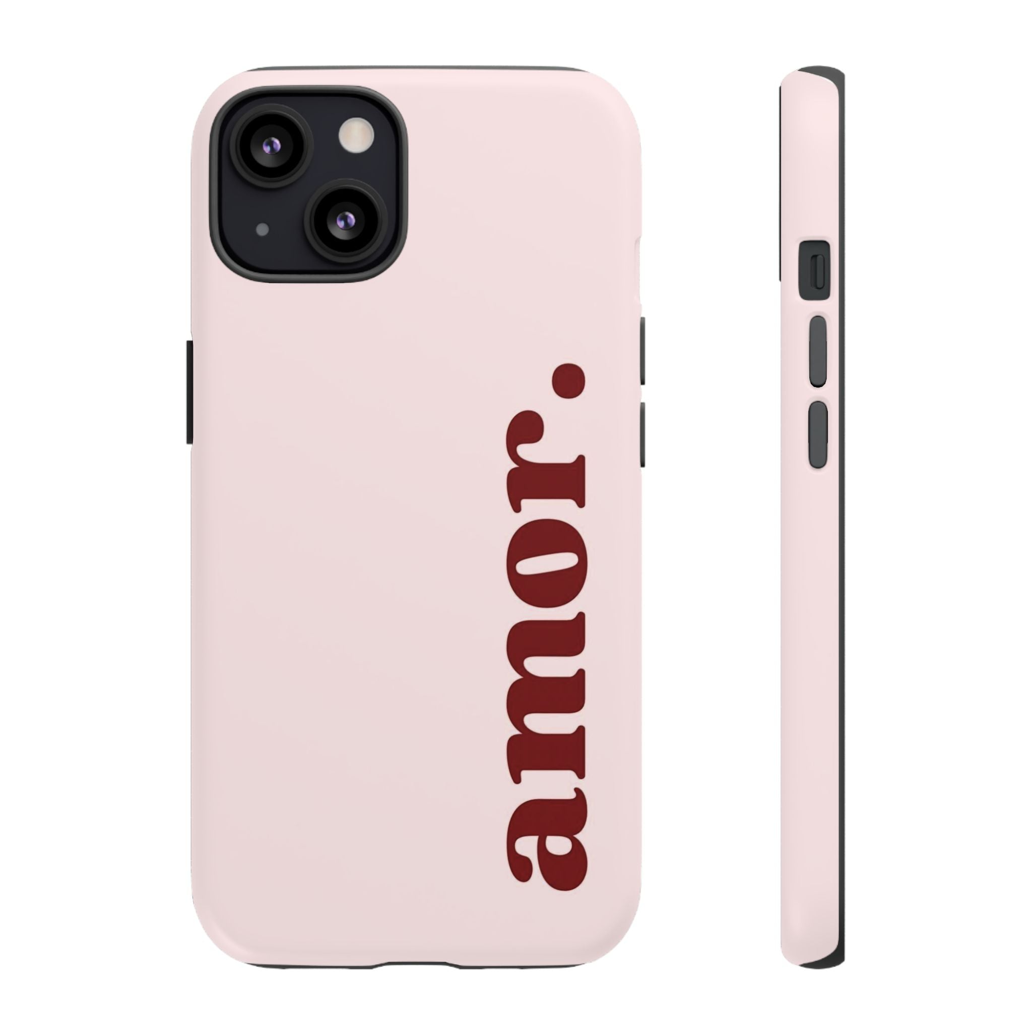 Amor Pink Tough Phone Case — Slim Protective Case