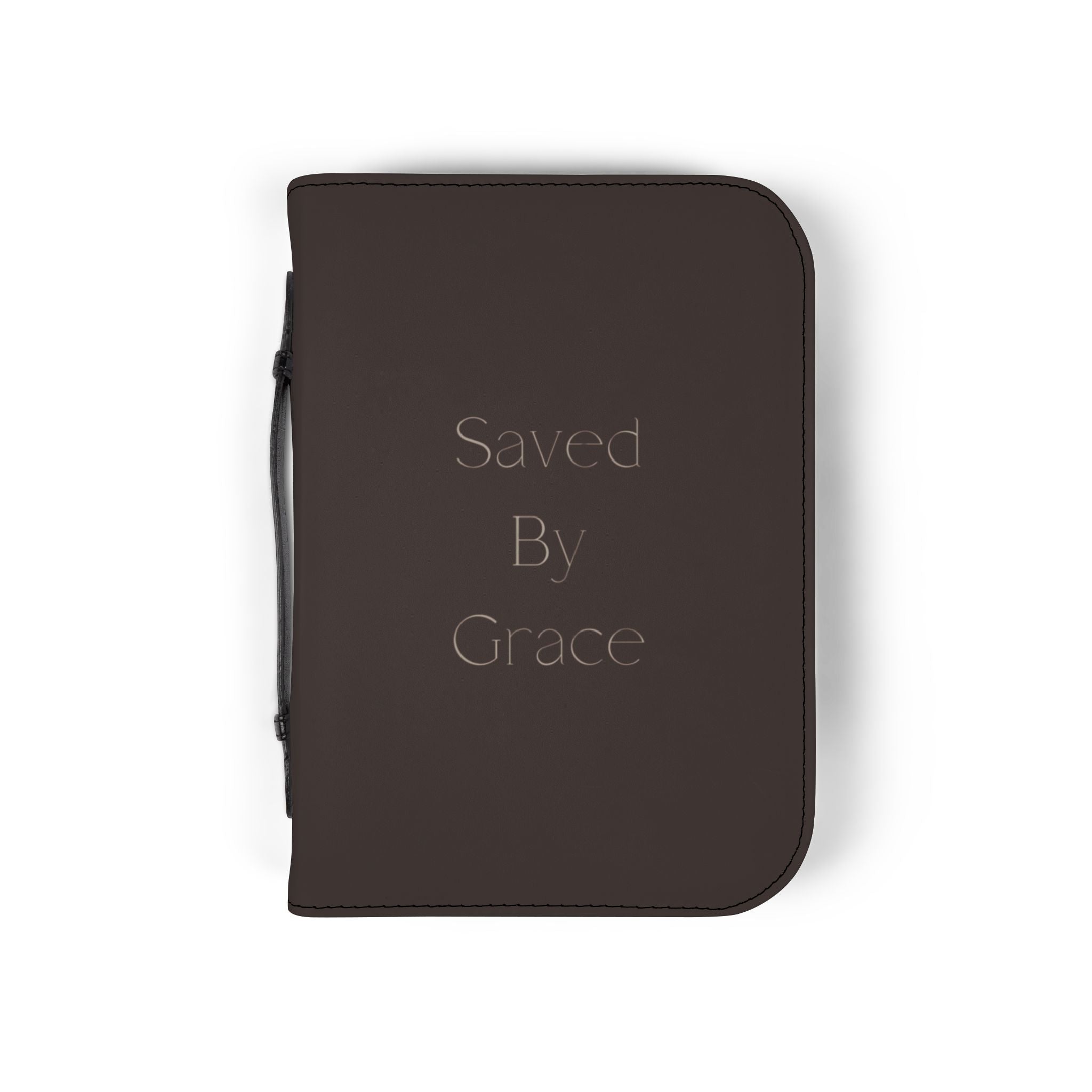 Bible Cover - "Saved By Grace" Zippered Case